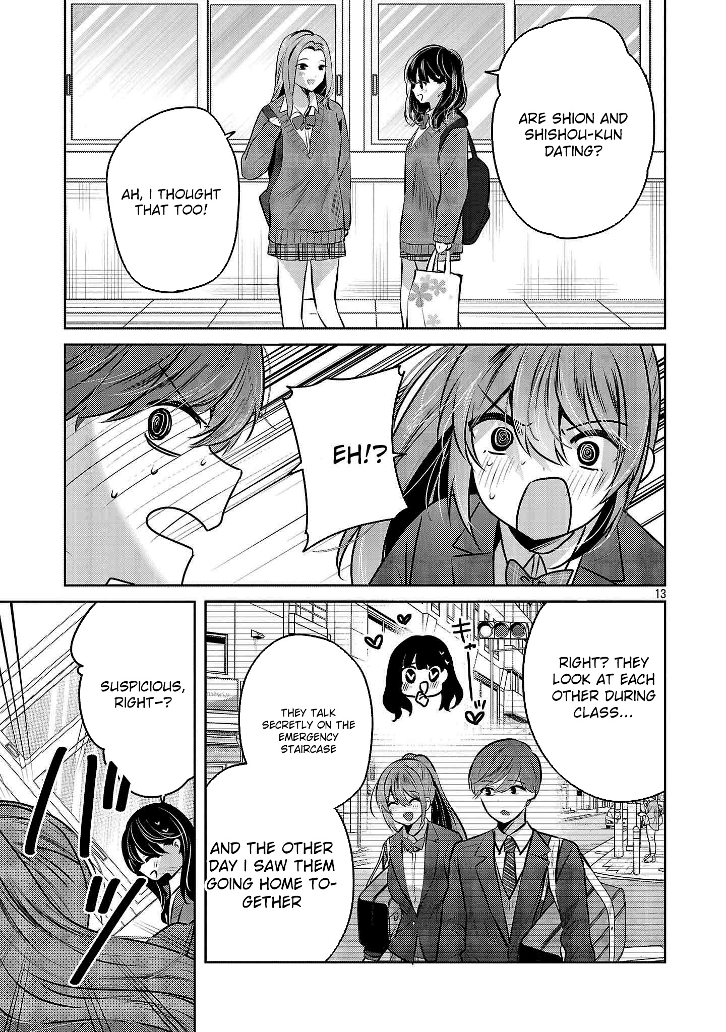 Kimi ni Koisuru Sanshimai Chapter 35 - page 14