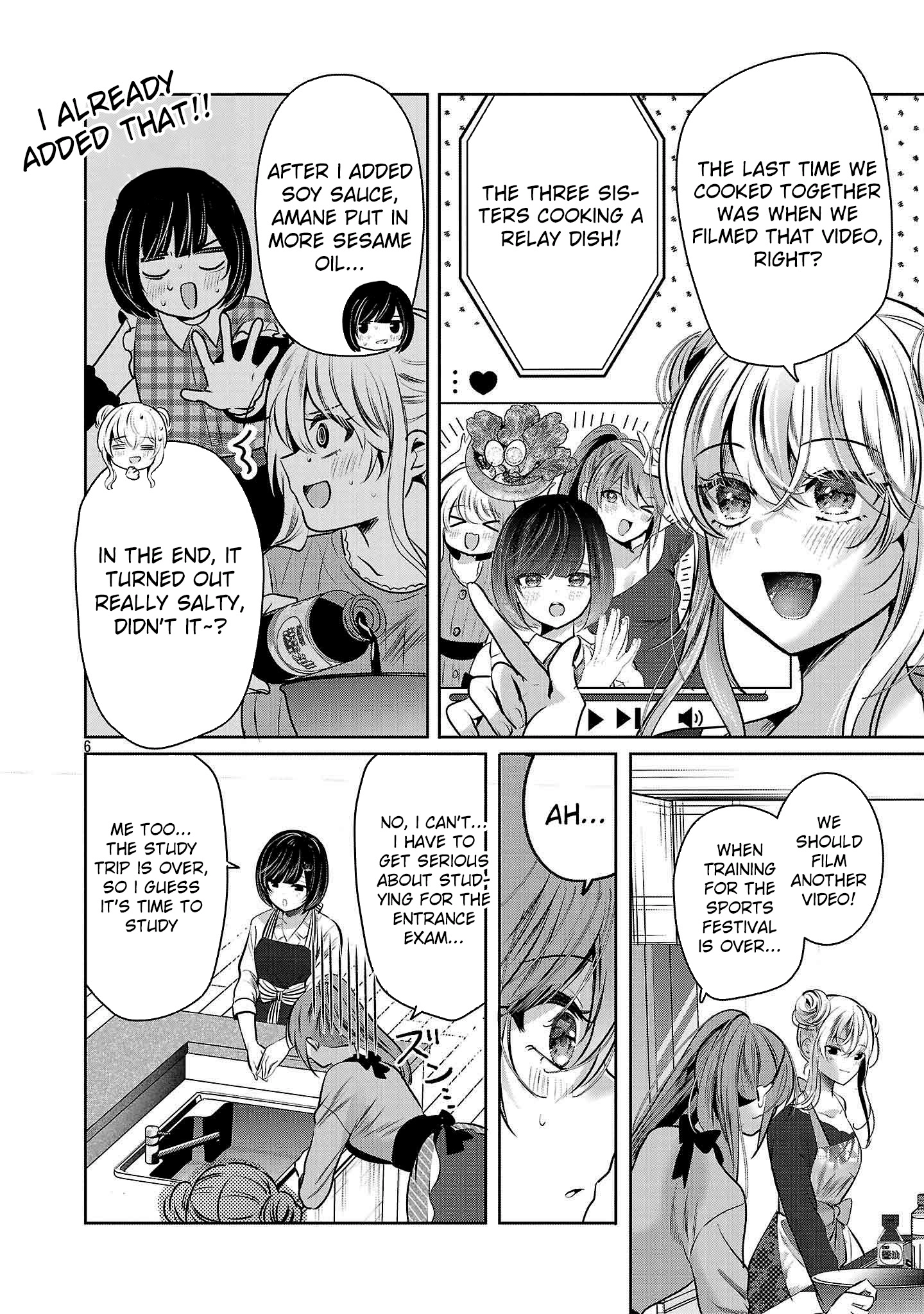 Kimi ni Koisuru Sanshimai Chapter 36 - page 7