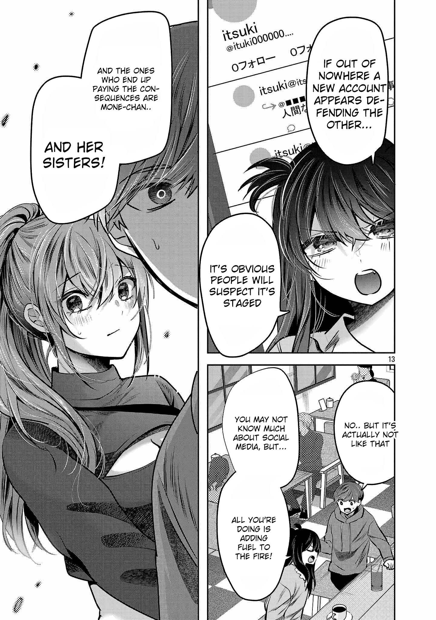 Kimi ni Koisuru Sanshimai Chapter 37 - page 14
