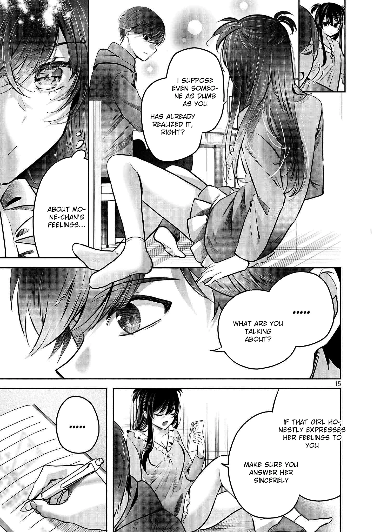 Kimi ni Koisuru Sanshimai Chapter 38 - page 16