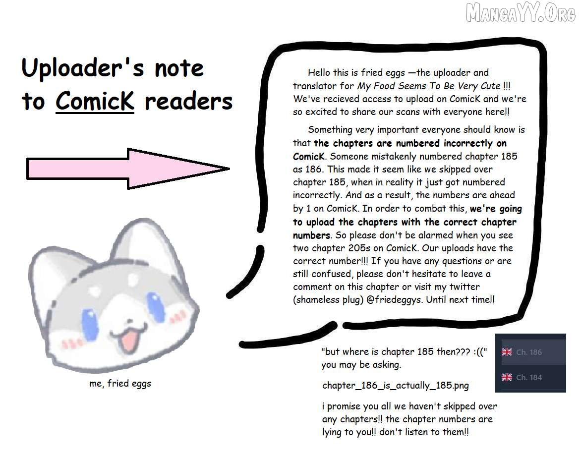 My Food Seems To Be Very Cute Chapter 206 - page 55