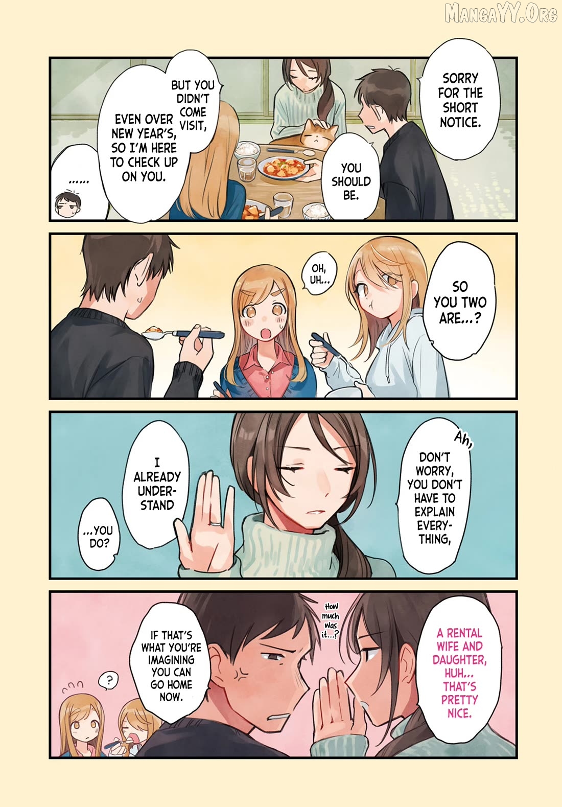Harapeko Oyako to Motokare Yanushi Chapter 22 - page 4