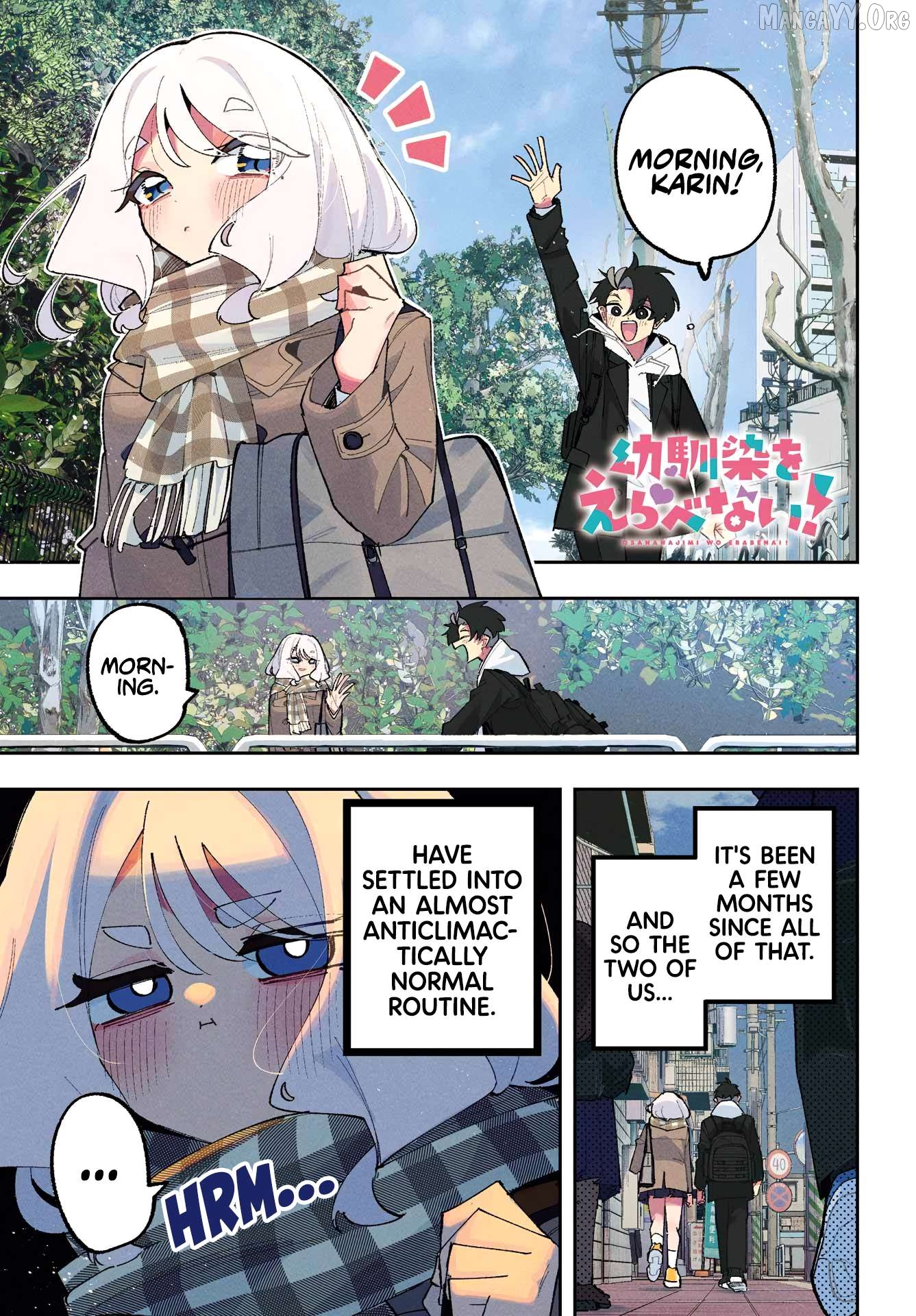 Osananajimi wo Erabenai! Chapter 18 - page 1