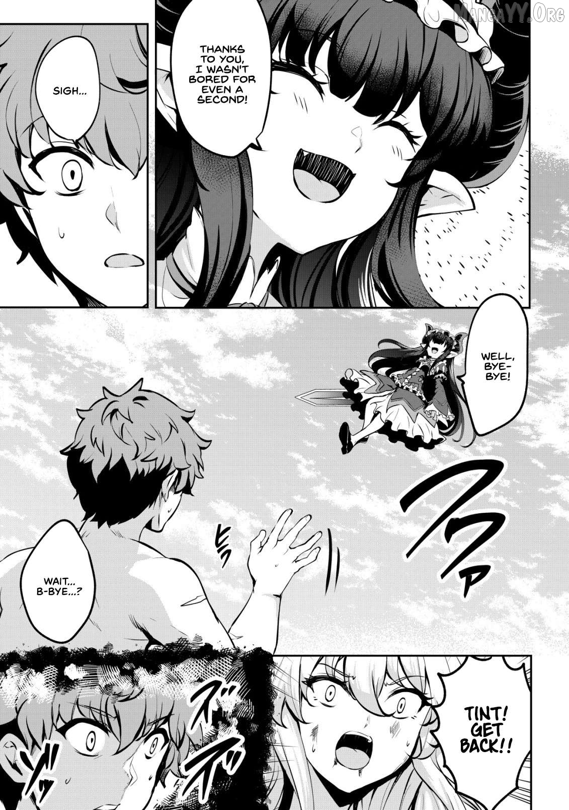 Dore dake Doryoku Shite mo Mannen Level 0 no Ore wa Tsuihou Sareta: Shin no Teki to Yobareta Shounen wa, Shachiku Megami to Deatte Saikyou no Chikara wo Te ni Ireru Chapter 13 - page 11