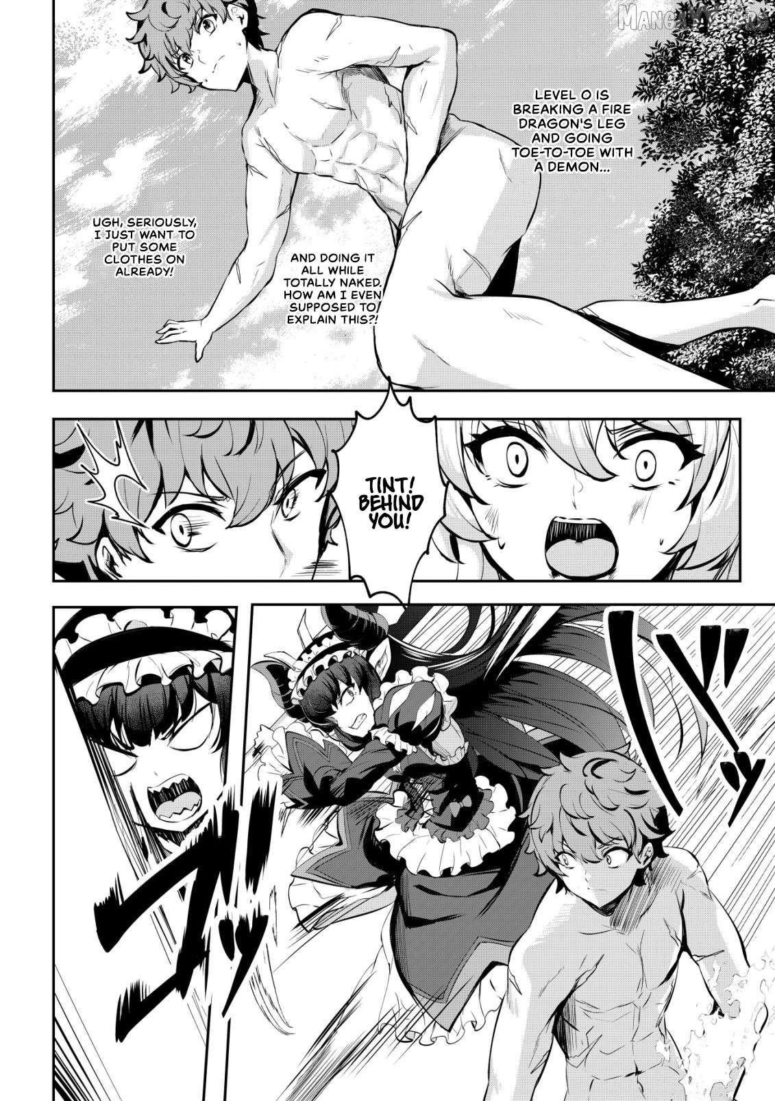 Dore dake Doryoku Shite mo Mannen Level 0 no Ore wa Tsuihou Sareta: Shin no Teki to Yobareta Shounen wa, Shachiku Megami to Deatte Saikyou no Chikara wo Te ni Ireru Chapter 13 - page 4