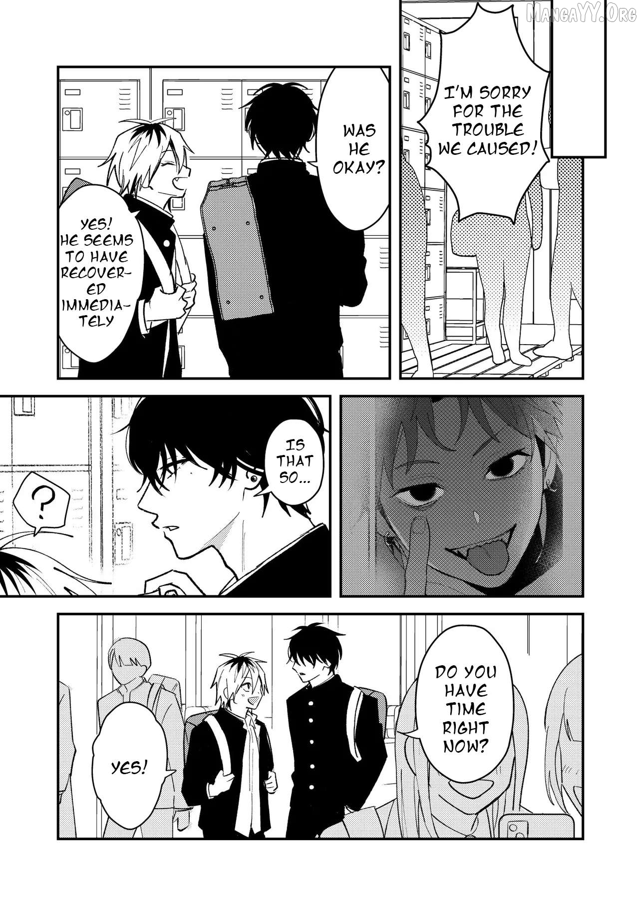Dameo No Shiina-Senpai To Yabao No Sasaki-Kun Chapter 54 - page 3