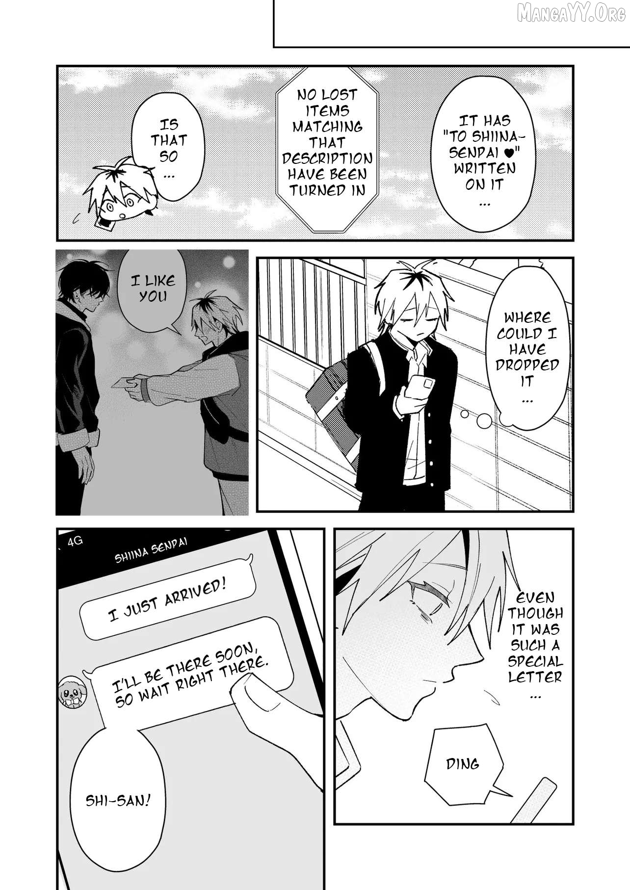 Dameo No Shiina-Senpai To Yabao No Sasaki-Kun Chapter 56 - page 3