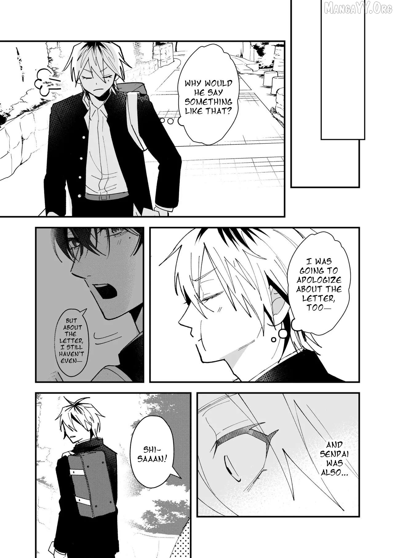 Dameo No Shiina-Senpai To Yabao No Sasaki-Kun Chapter 58 - page 1
