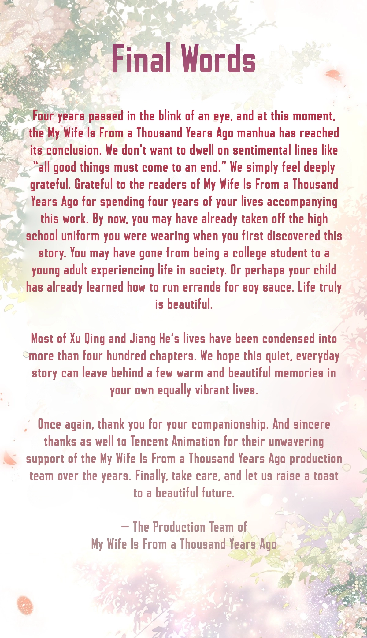 My Wife Is From a Thousand Years Ago Chapter 456 - page 57