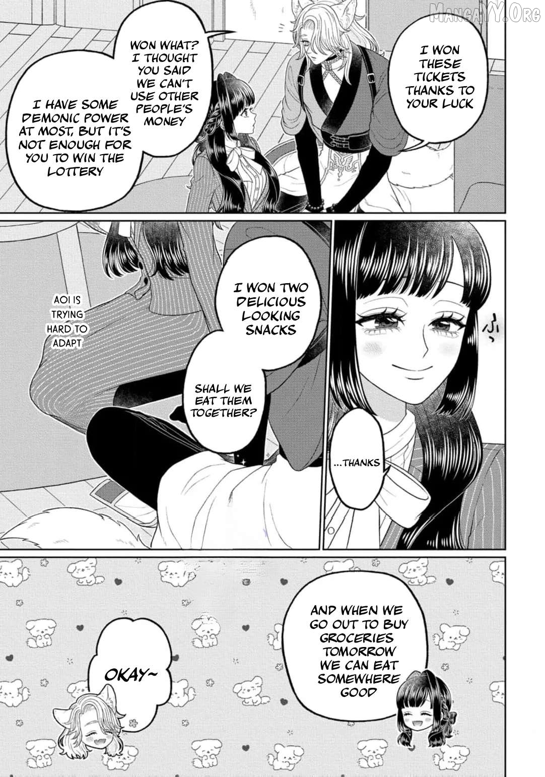 My Very Own God ~ He begs for a kiss to restore his strength Chapter 3 - page 8