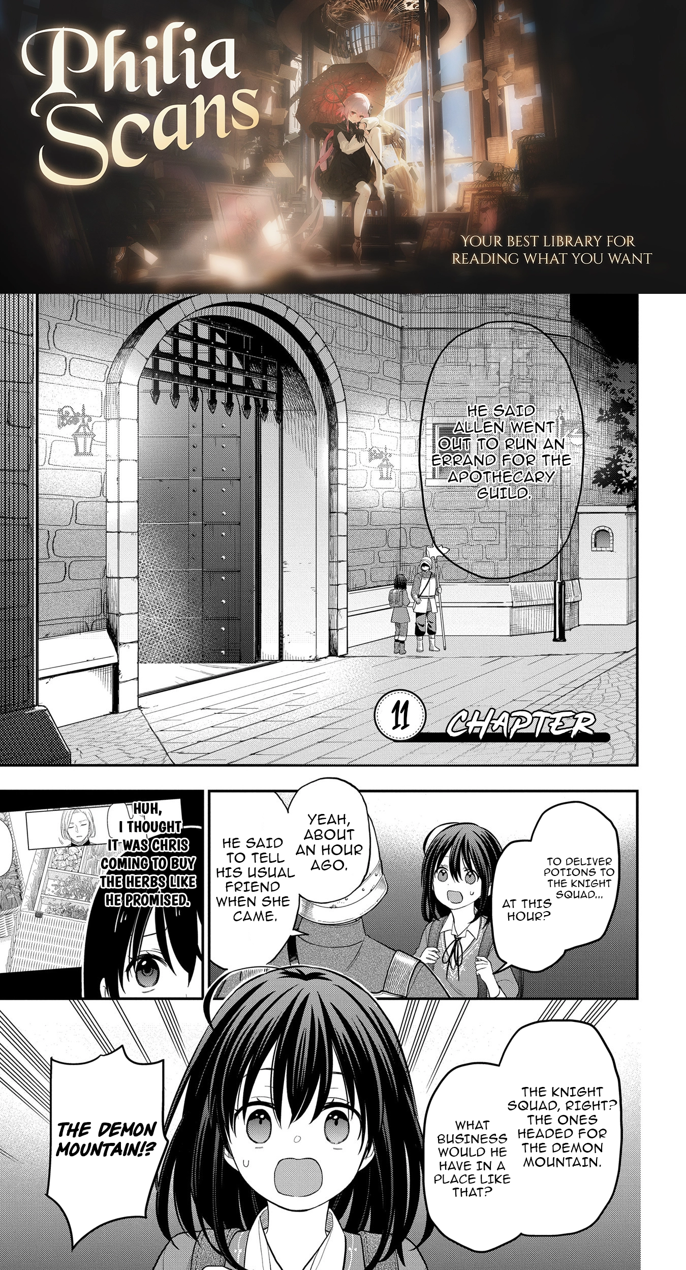 Tensei Shoujo wa Mazu Ippo kara Hajimetai: Mamono ga Iru Toka Kiitenai! Chapter 11 - page 1