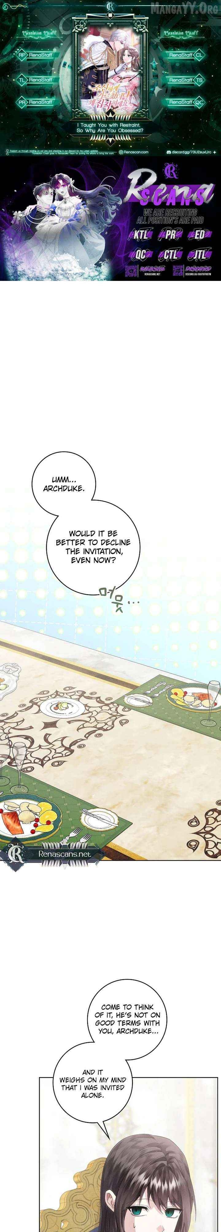 I Taught You with Restraint, so Why Are You Obsessed? Chapter 40 - page 1