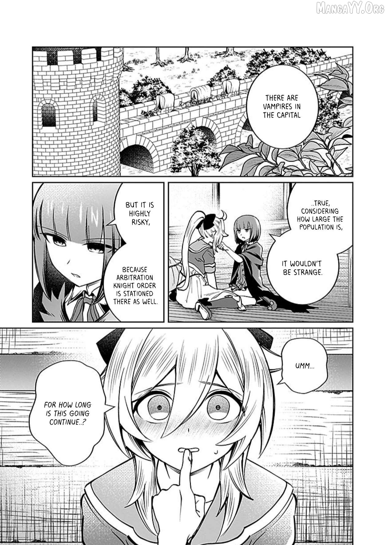 A girl who longed to be a "hero" aims to be a "hero" even if she falls into a vampire Chapter 9 - page 12