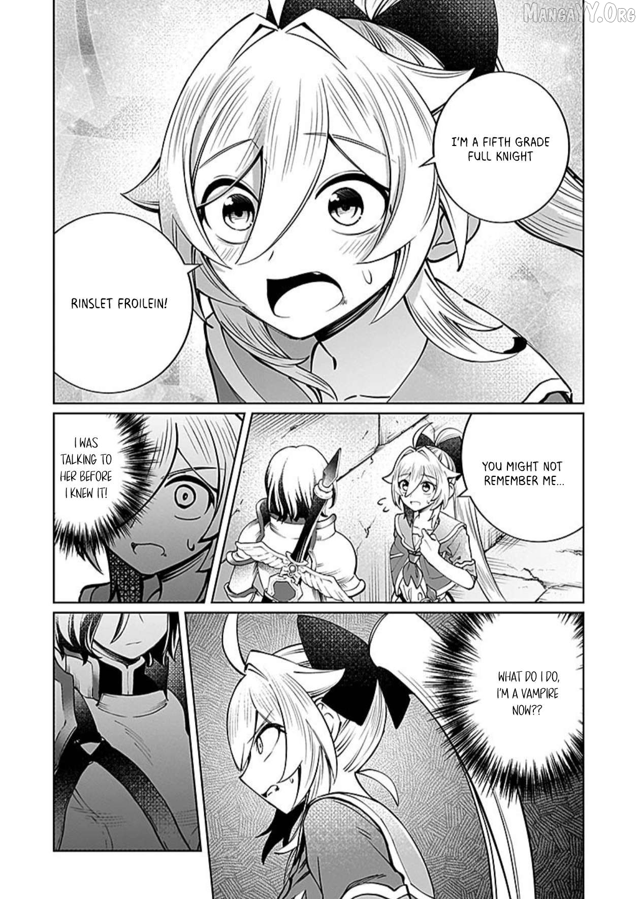 A girl who longed to be a "hero" aims to be a "hero" even if she falls into a vampire Chapter 9 - page 16