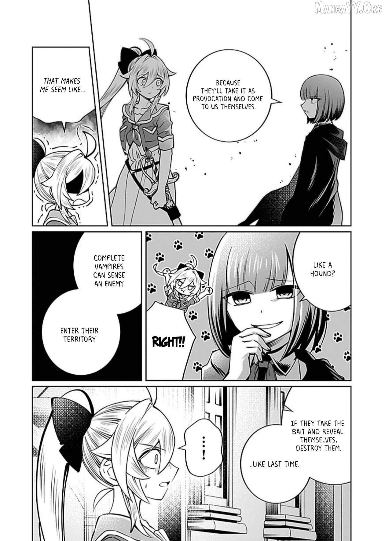 A girl who longed to be a "hero" aims to be a "hero" even if she falls into a vampire Chapter 9 - page 22