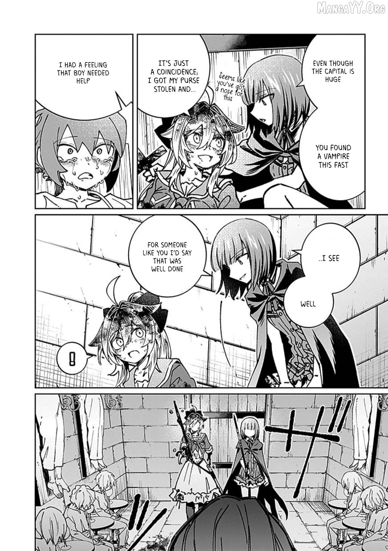 A girl who longed to be a "hero" aims to be a "hero" even if she falls into a vampire Chapter 11 - page 14