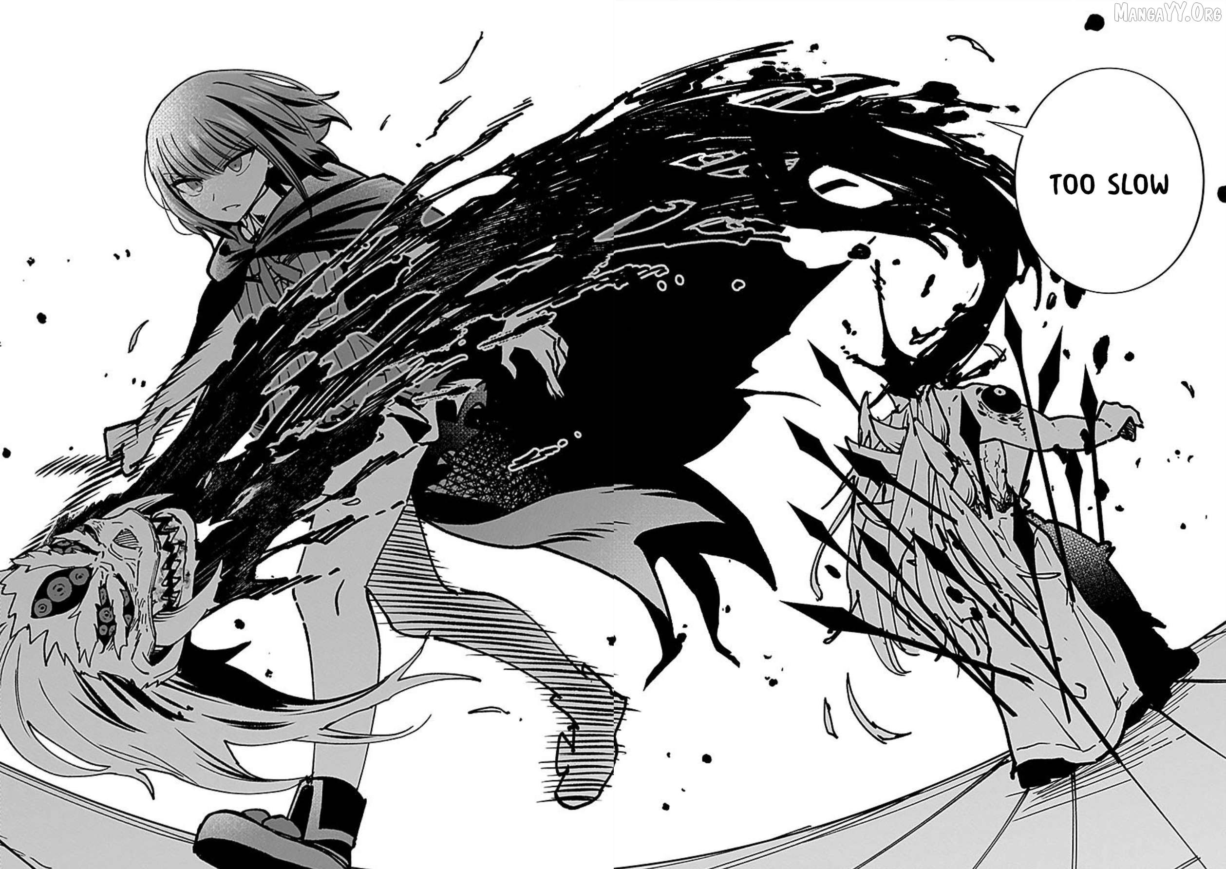 A girl who longed to be a "hero" aims to be a "hero" even if she falls into a vampire Chapter 11 - page 22