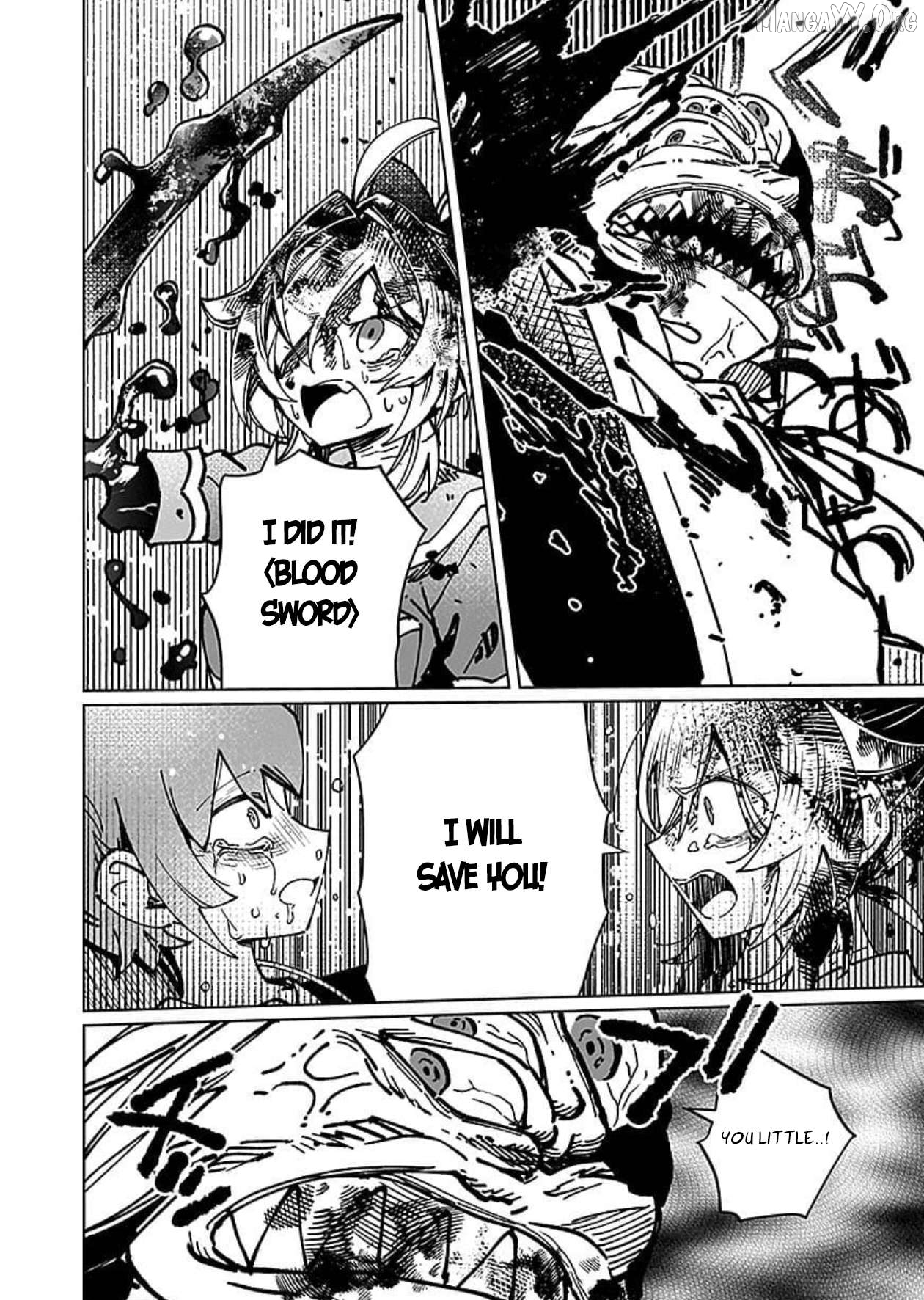 A girl who longed to be a "hero" aims to be a "hero" even if she falls into a vampire Chapter 11 - page 8