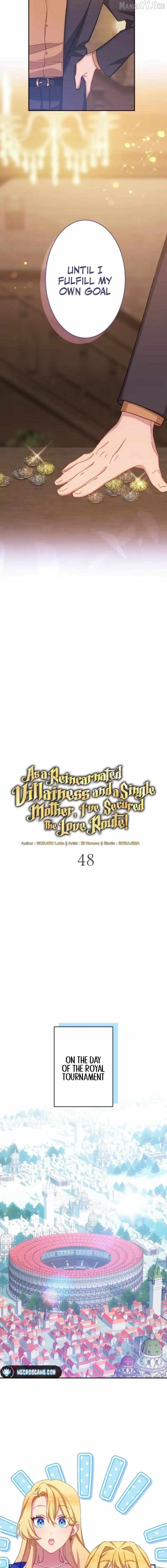 As a Reincarnated Villainess and a Single Mother, I've Secured the Love Route! Chapter 48 - page 2