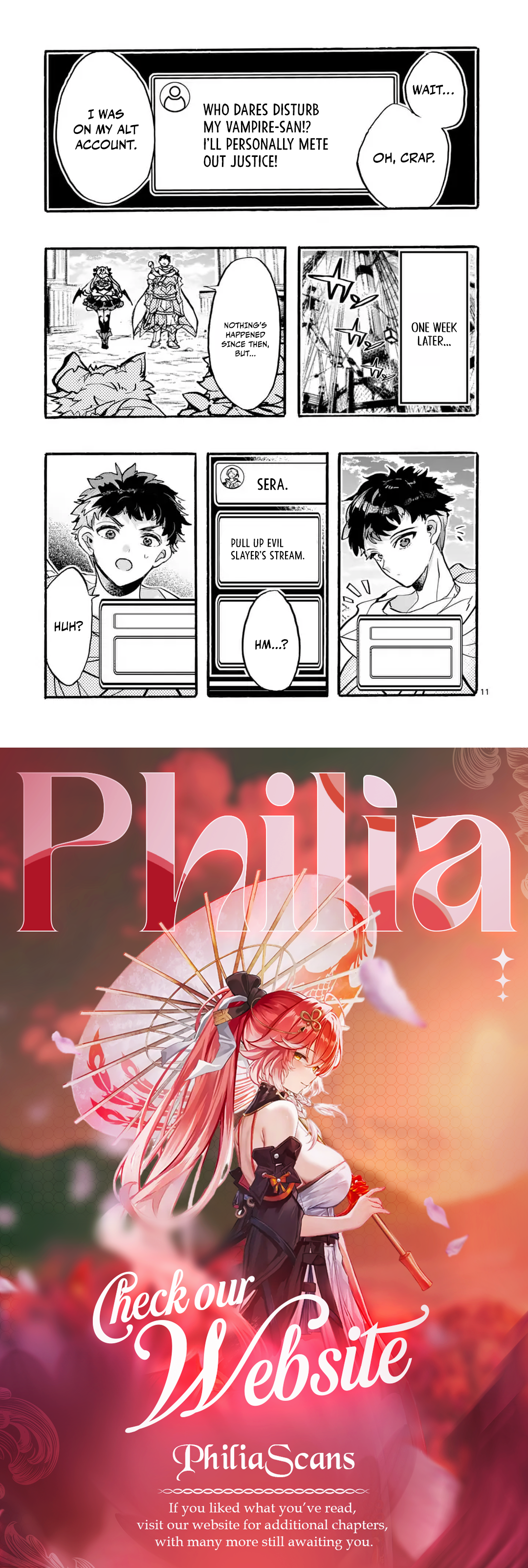 Yamiochi Yuusha no Haishin Haishin~Tsuihousare, Kakushi Boss Beya ni Hourikomareta Kekka, Boss to Tansakushagari Haishin wo Hajimeru~@comic Chapter 10.1 - page 11