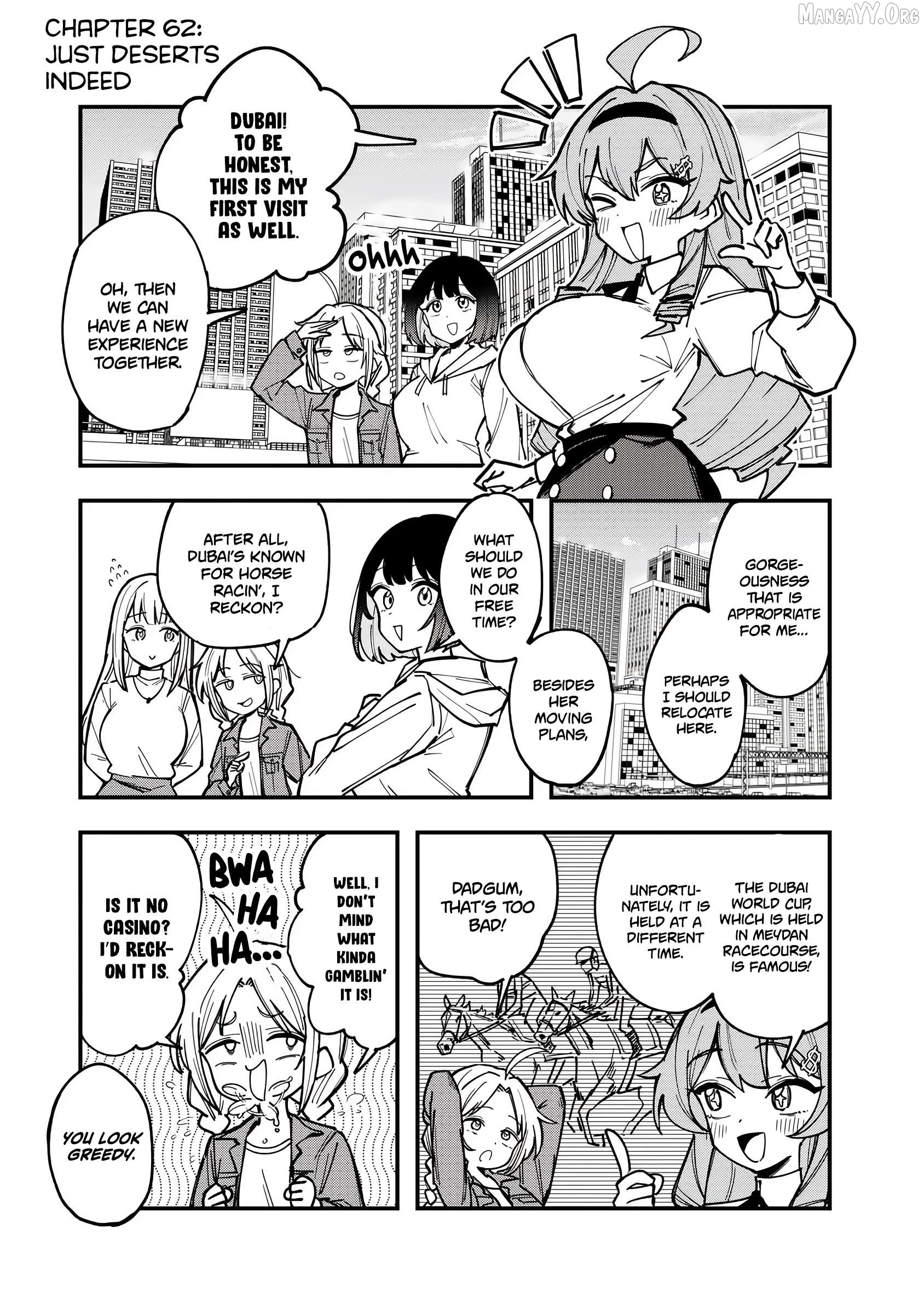 Bakushin Ojou-sama Dou! Chapter 62 - page 1