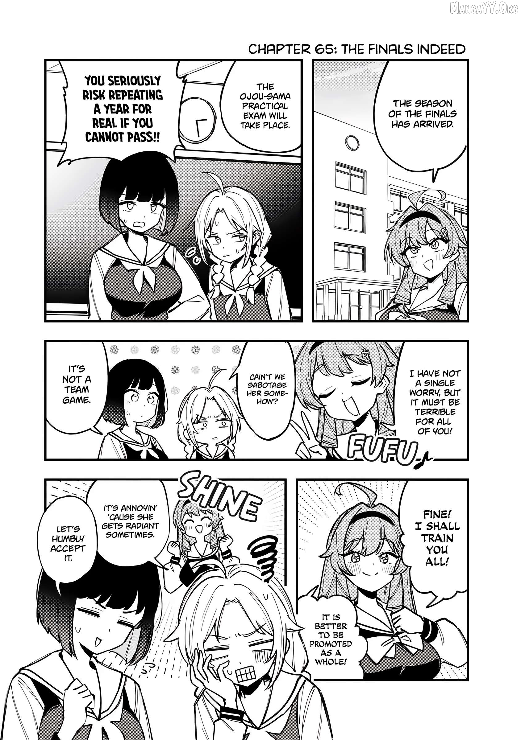 Bakushin Ojou-sama Dou! Chapter 65 - page 1