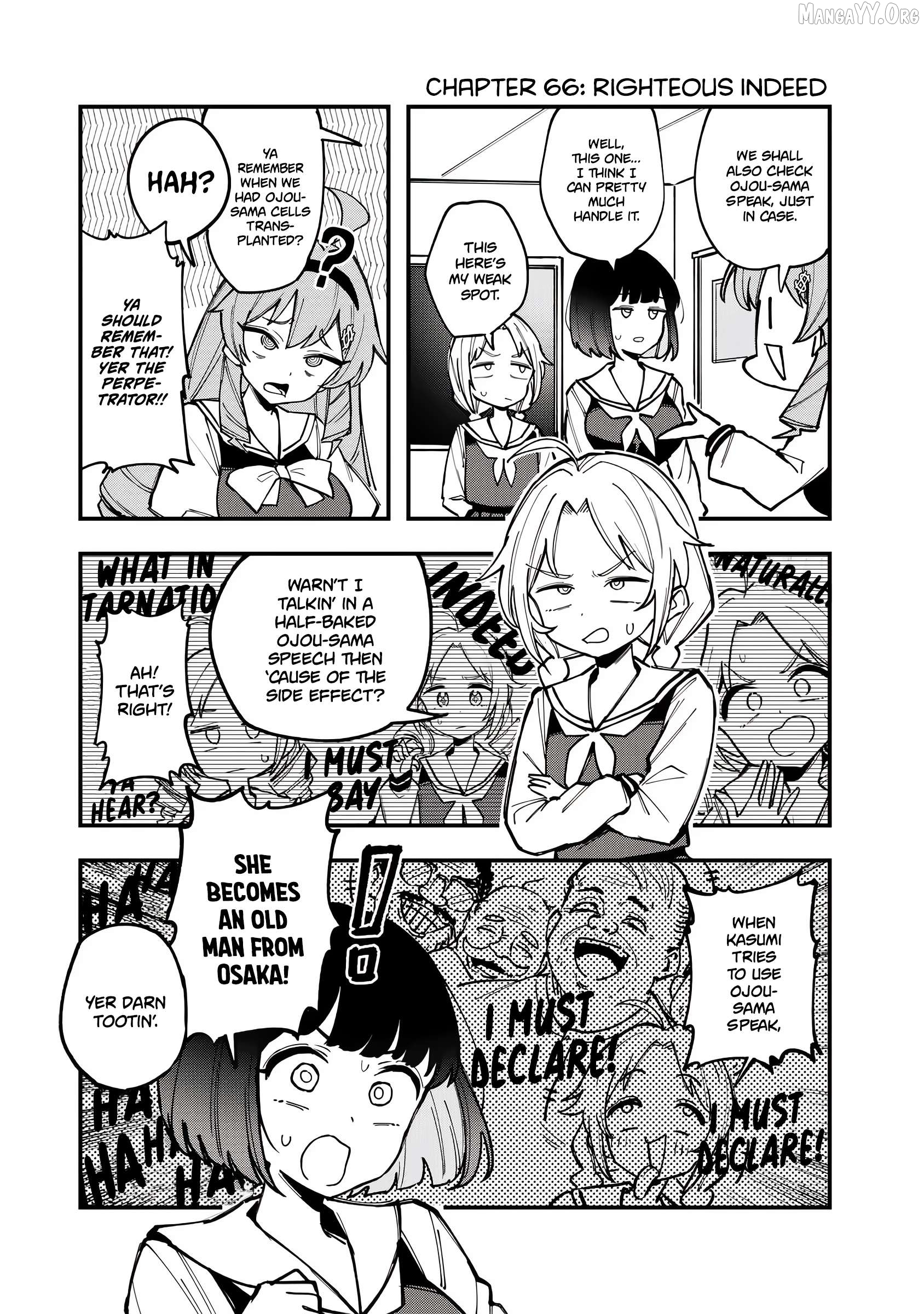 Bakushin Ojou-sama Dou! Chapter 66 - page 1