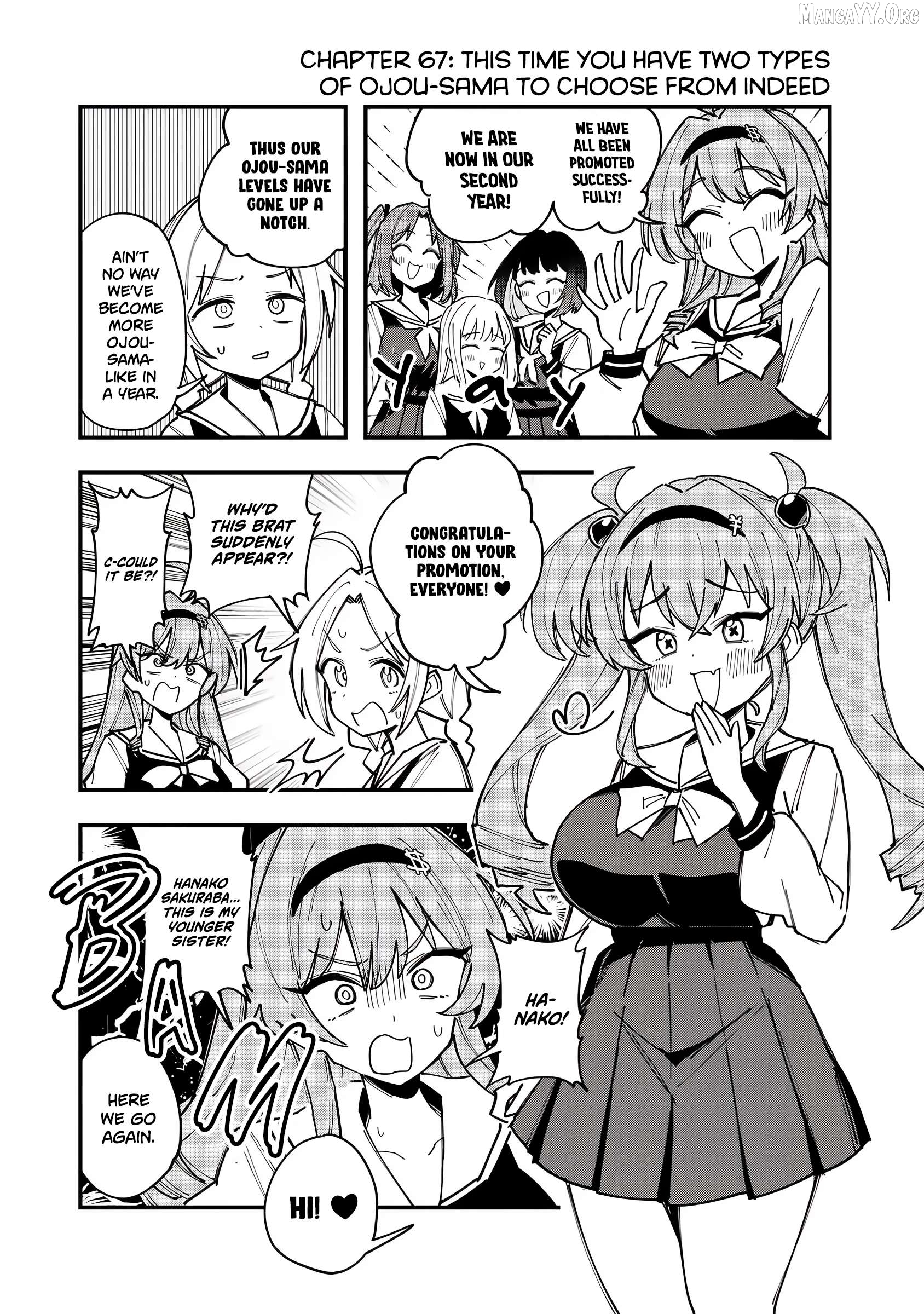 Bakushin Ojou-sama Dou! Chapter 67 - page 1