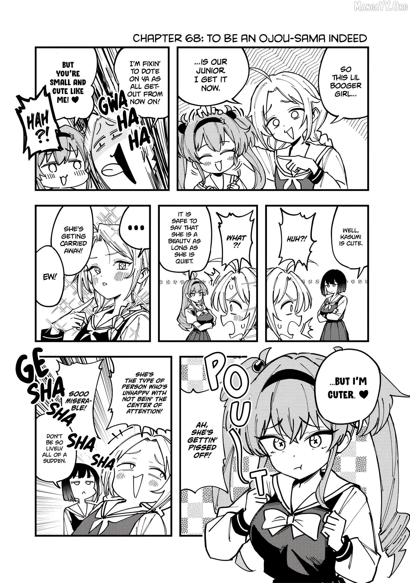 Bakushin Ojou-sama Dou! Chapter 68 - page 1