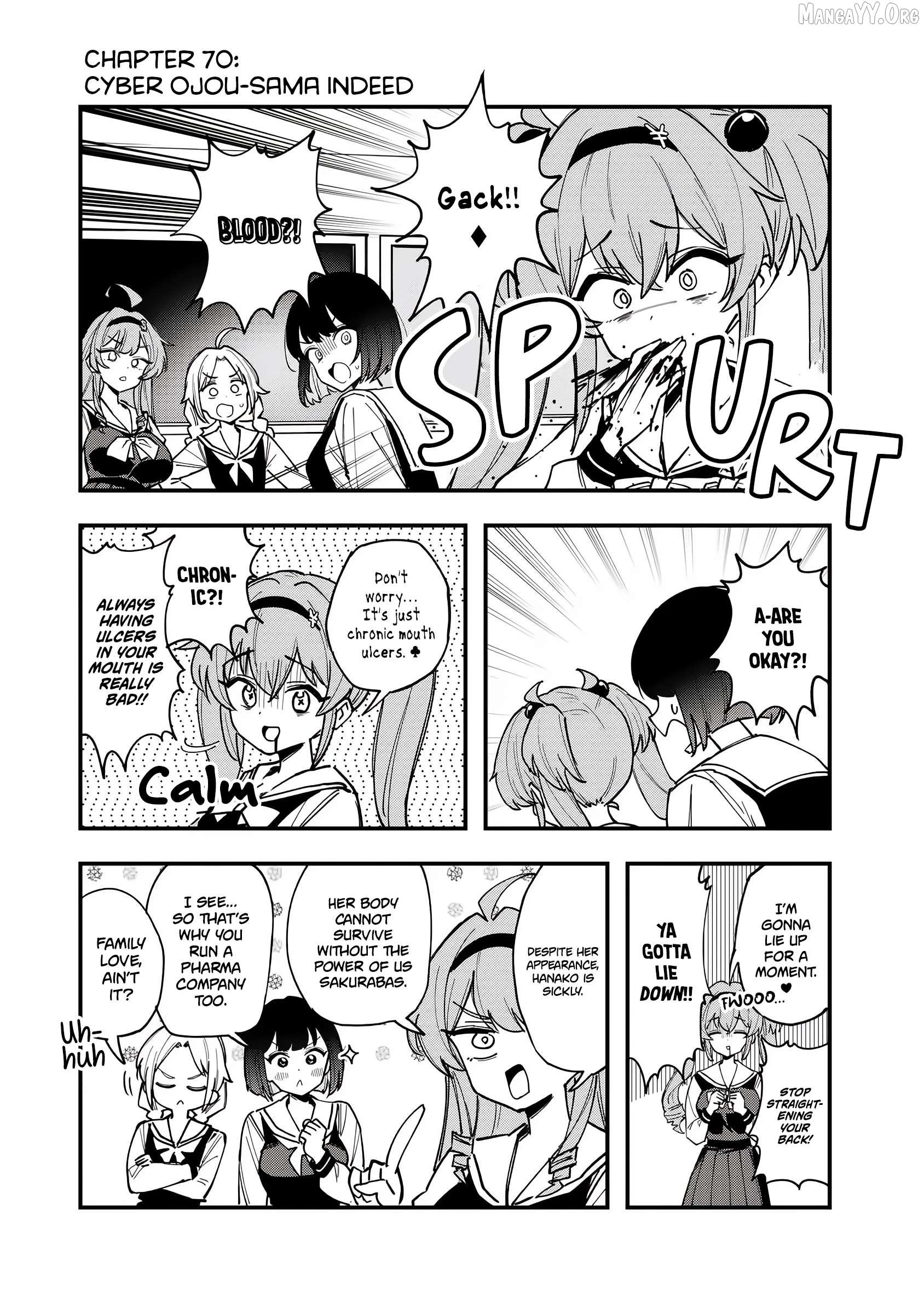 Bakushin Ojou-sama Dou! Chapter 70 - page 1