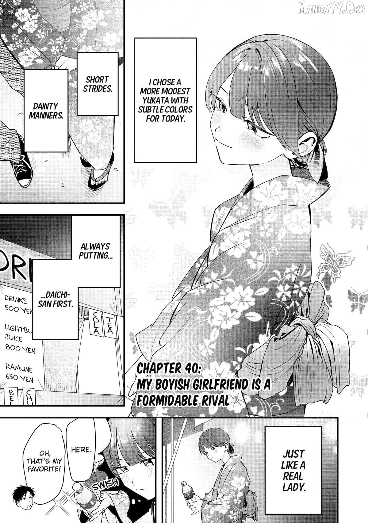Takou no Boyish Kanojo Chapter 40 - page 1