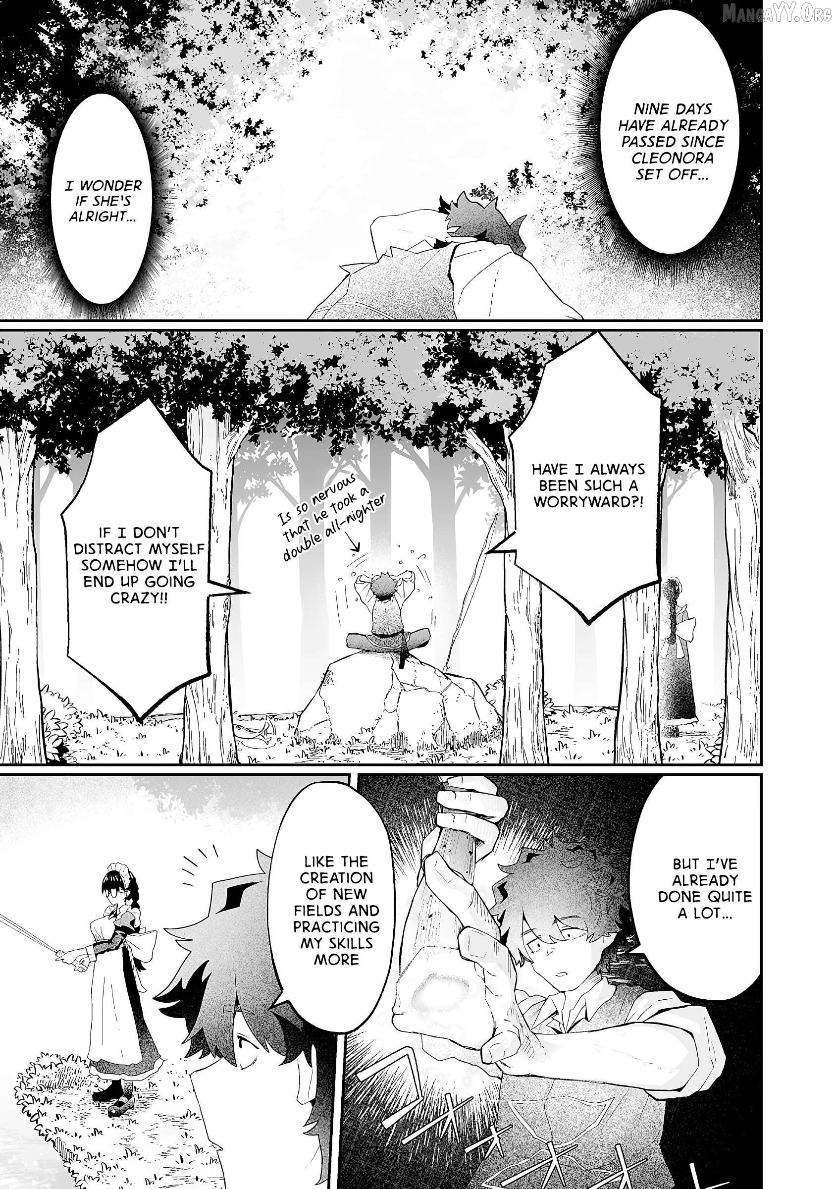 Makutsu no Ou ~Yomei Ikkagetsu no Doutei, Mahou Shoujo Harem o Kizuite Ou e Kunrinsu~ Chapter 10 - page 3