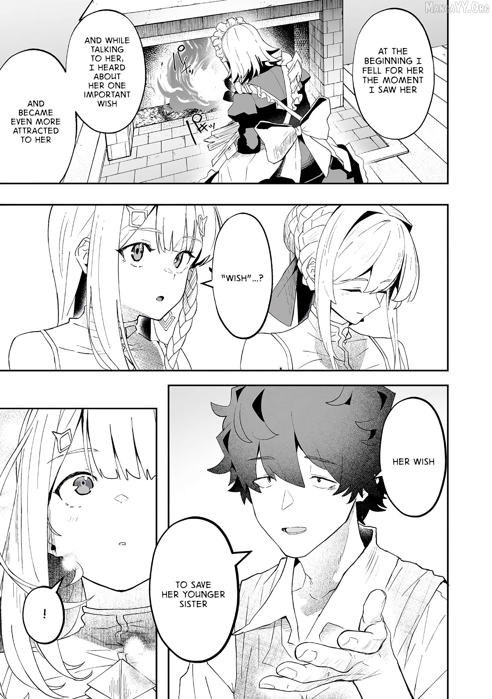 Makutsu no Ou ~Yomei Ikkagetsu no Doutei, Mahou Shoujo Harem o Kizuite Ou e Kunrinsu~ Chapter 11 - page 7