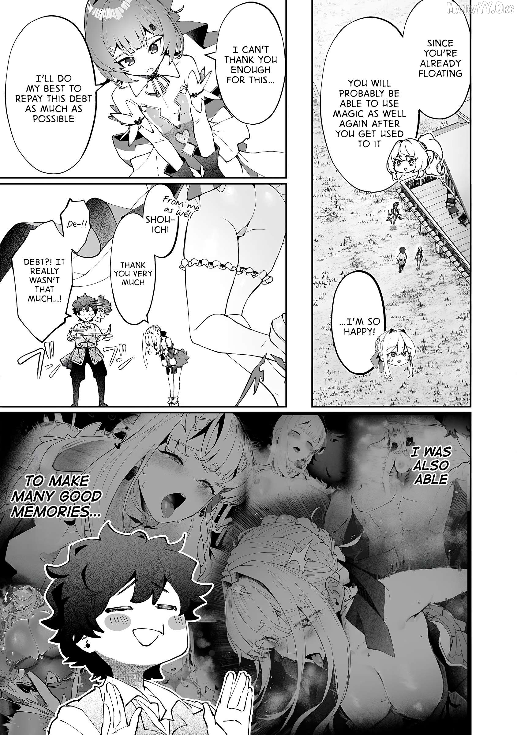 Makutsu no Ou ~Yomei Ikkagetsu no Doutei, Mahou Shoujo Harem o Kizuite Ou e Kunrinsu~ Chapter 12 - page 5