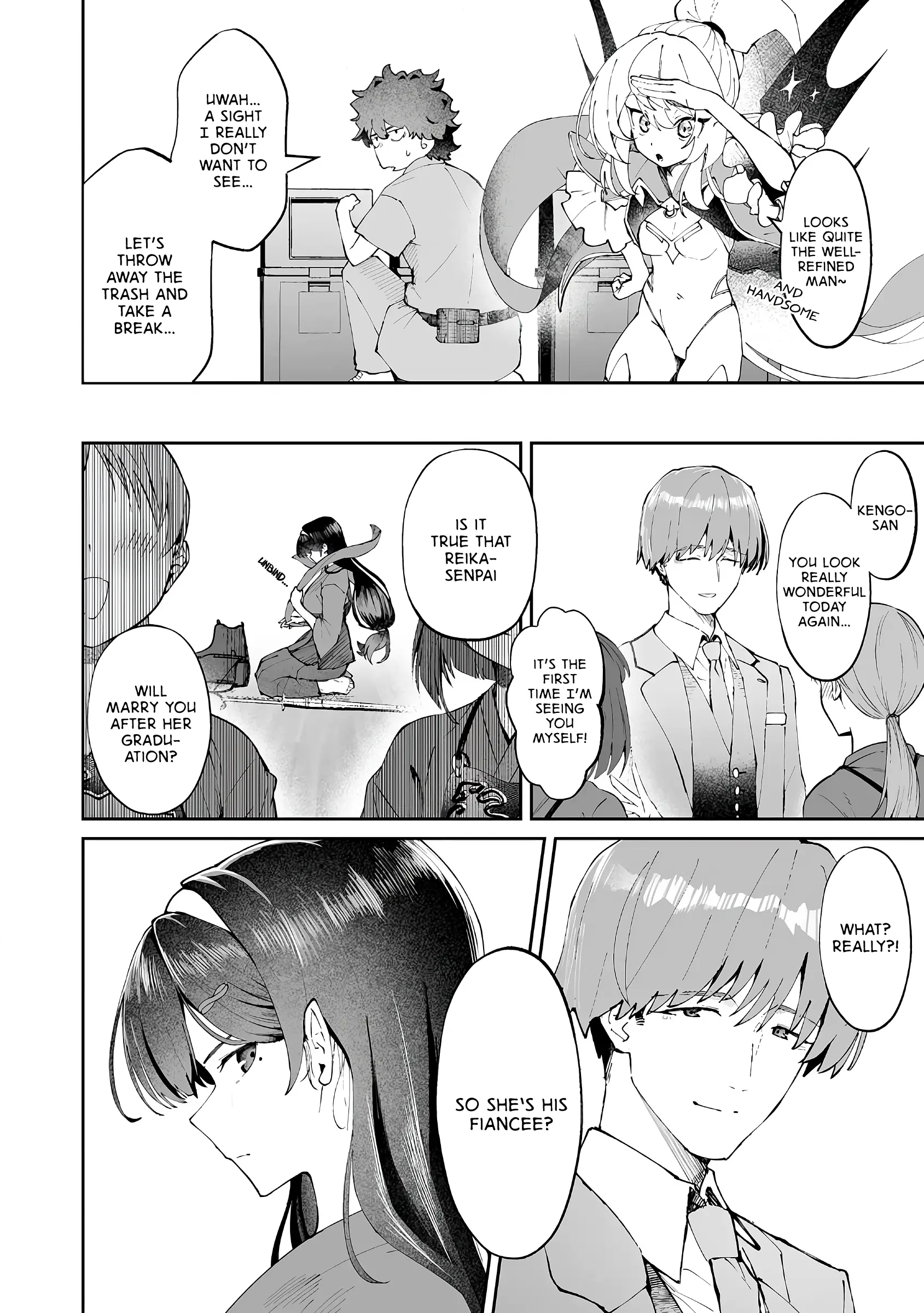 Makutsu no Ou ~Yomei Ikkagetsu no Doutei, Mahou Shoujo Harem o Kizuite Ou e Kunrinsu~ Chapter 13.1 - page 6