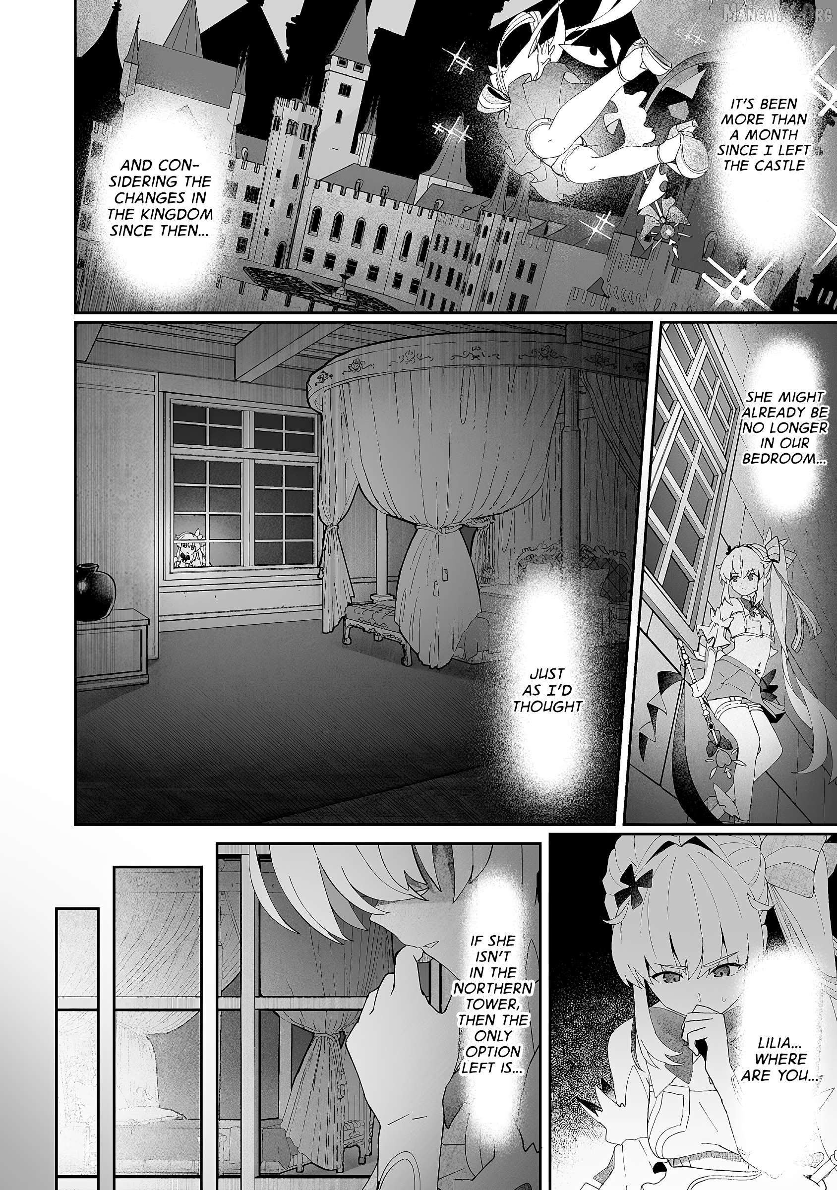 Makutsu no Ou ~Yomei Ikkagetsu no Doutei, Mahou Shoujo Harem o Kizuite Ou e Kunrinsu~ Chapter 9 - page 4