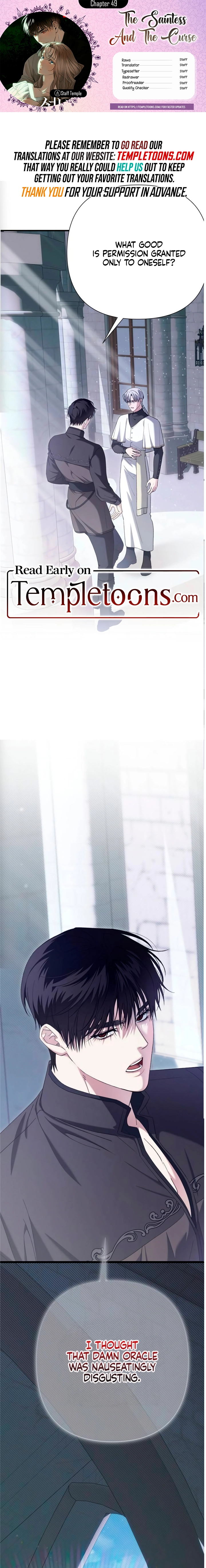 The Saintess And The Curse Chapter 49 - page 1