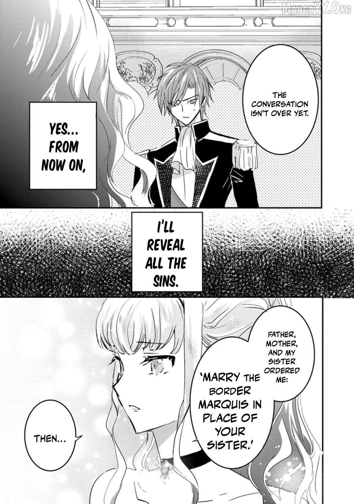 "Omae ga Kawari ni Shine" to Iwareta Watashi. Imouto no Migawari ni Reikoku na Henkyou Haku no Moto e Totsugi, Shiawase wo Teniireru Chapter 13 - page 4