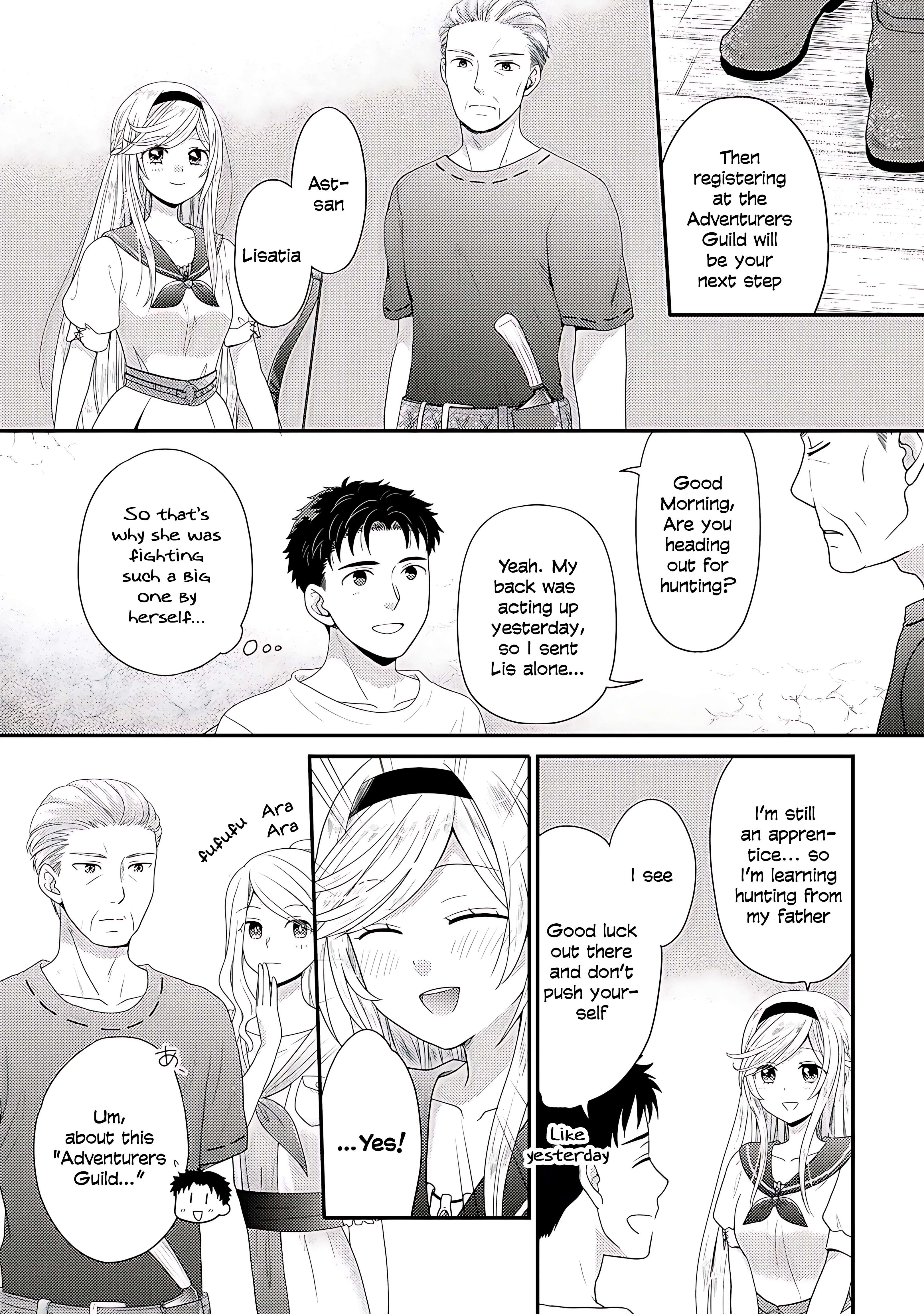 Isekai ni Kita Mitai Dakedo Dousureba Yoi no Darou: Shachiku SE no My Pace Boukenki Chapter 3 - page 3