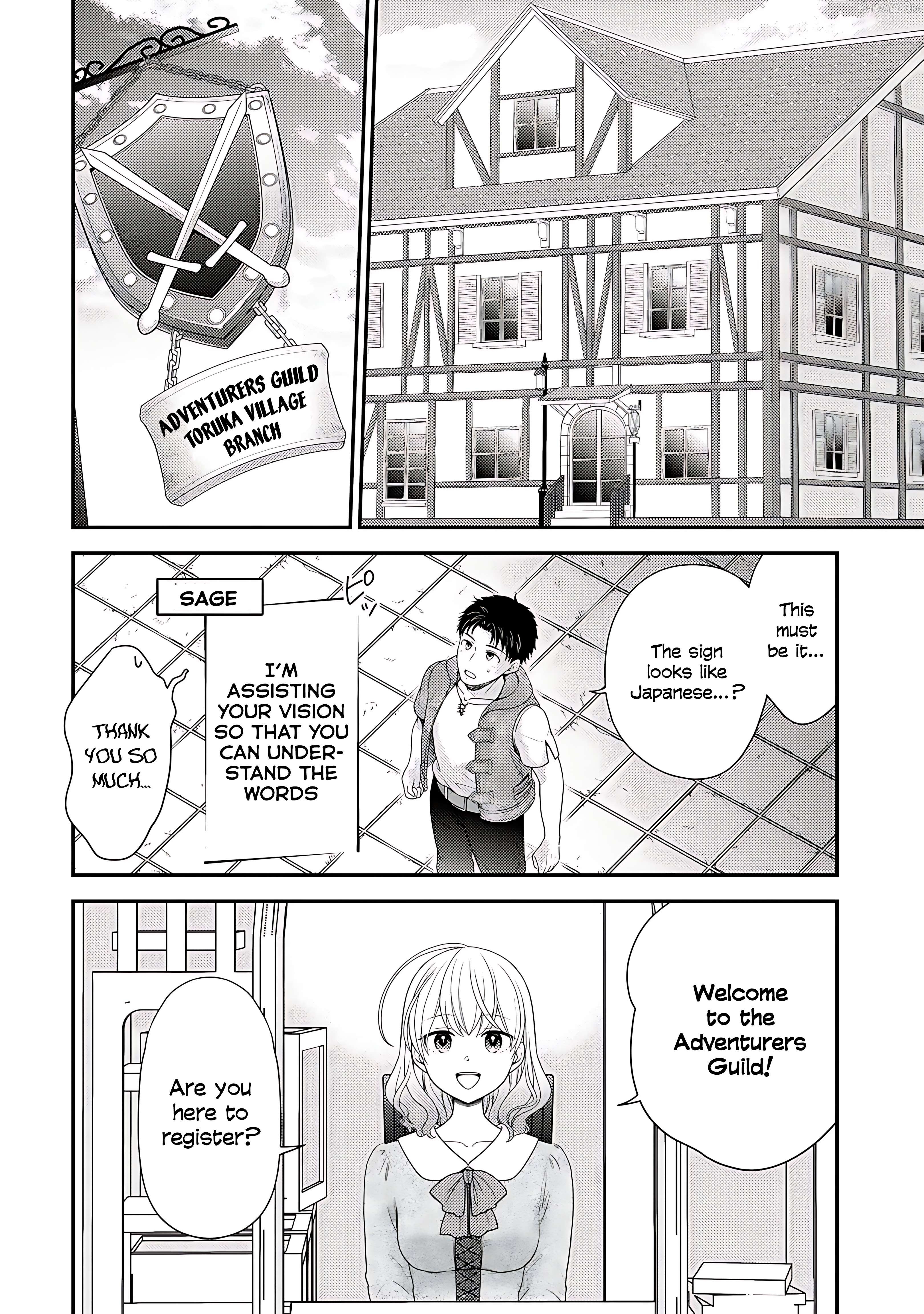 Isekai ni Kita Mitai Dakedo Dousureba Yoi no Darou: Shachiku SE no My Pace Boukenki Chapter 3 - page 6