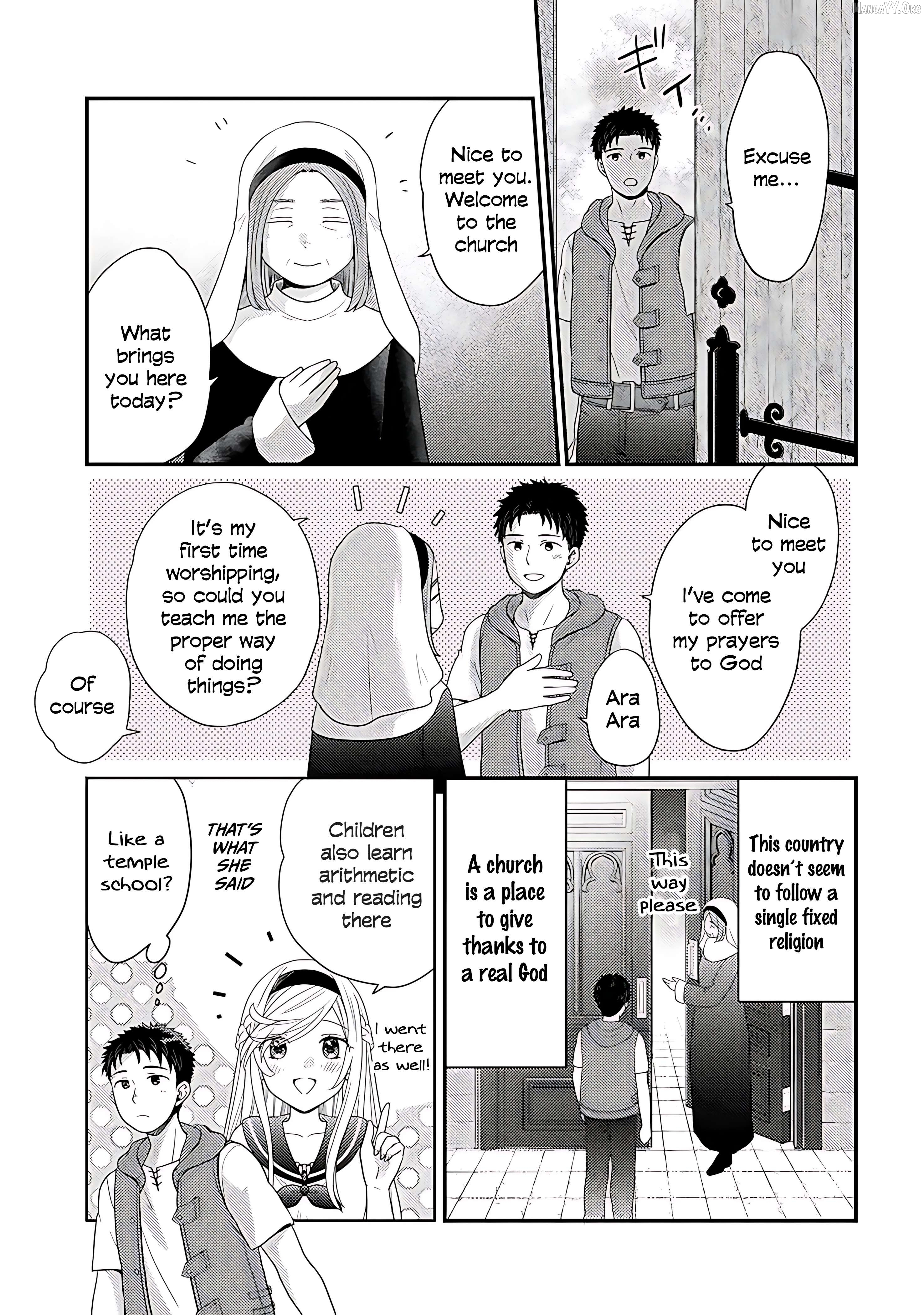 Isekai ni Kita Mitai Dakedo Dousureba Yoi no Darou: Shachiku SE no My Pace Boukenki Chapter 4 - page 7
