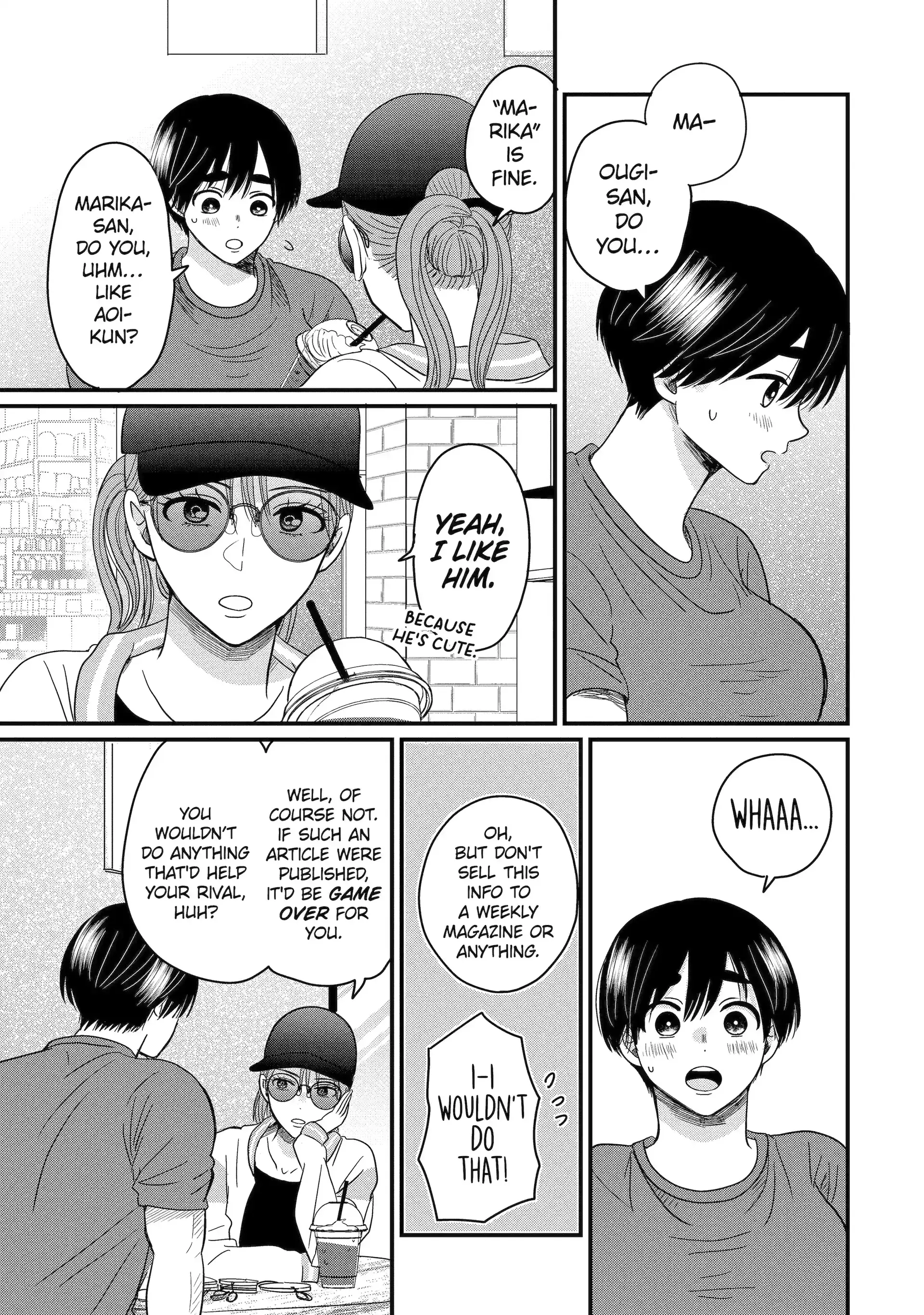 Aoi-kun wa Mukimuki Kanojo wo Kouteishitai Chapter 8.2 - page 3