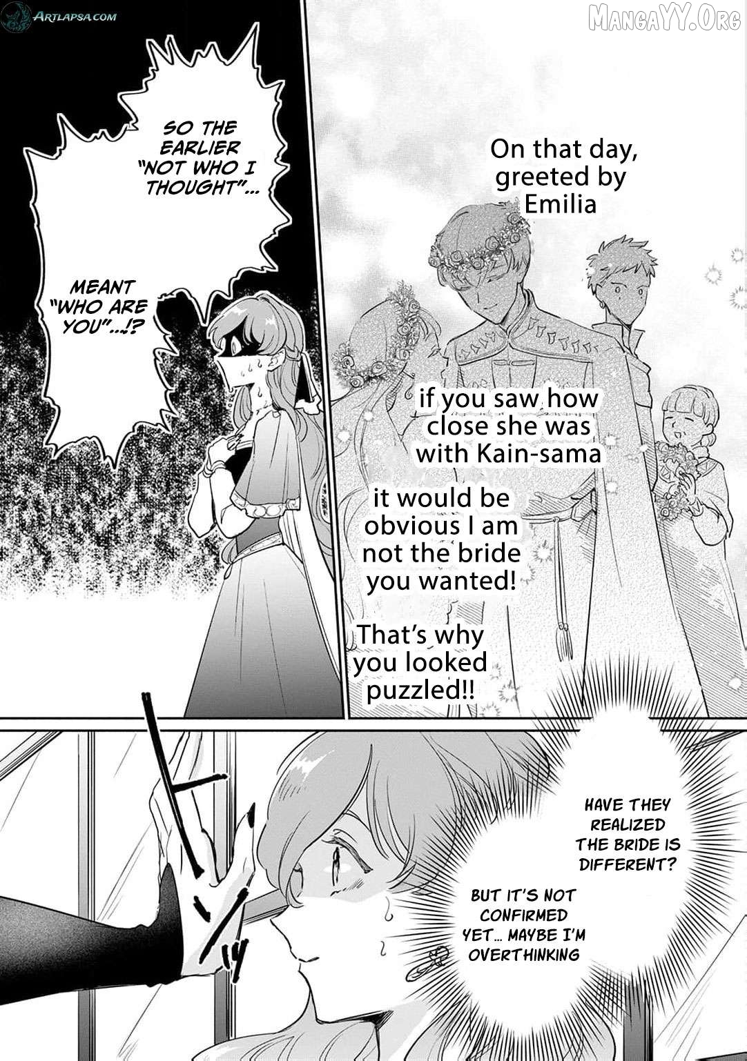 Kanchigai Kekkon: Itsuwari no Hanayome no Hazu ga, Naze ka Ryuuou Heika ni Dekiaisaretemasu!? Chapter 10 - page 34