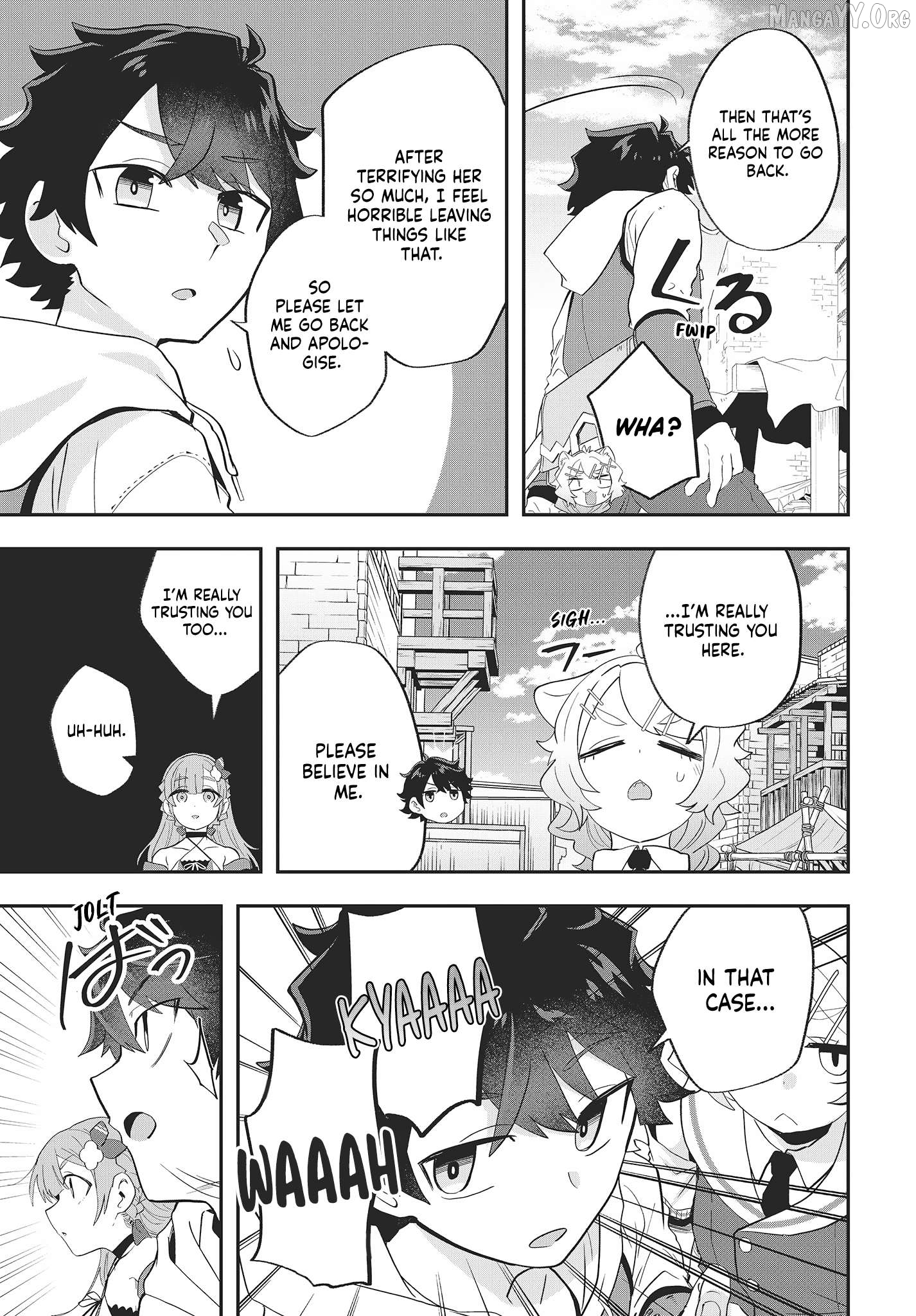 Muteki Shounin no Isekai Nariagari Monogatari ~Gendai no Seihin o Jizai ni Toriyoseru Sukiru ga Aru Node Isekai de wa Rakushoudesu~ Chapter 19 - page 11