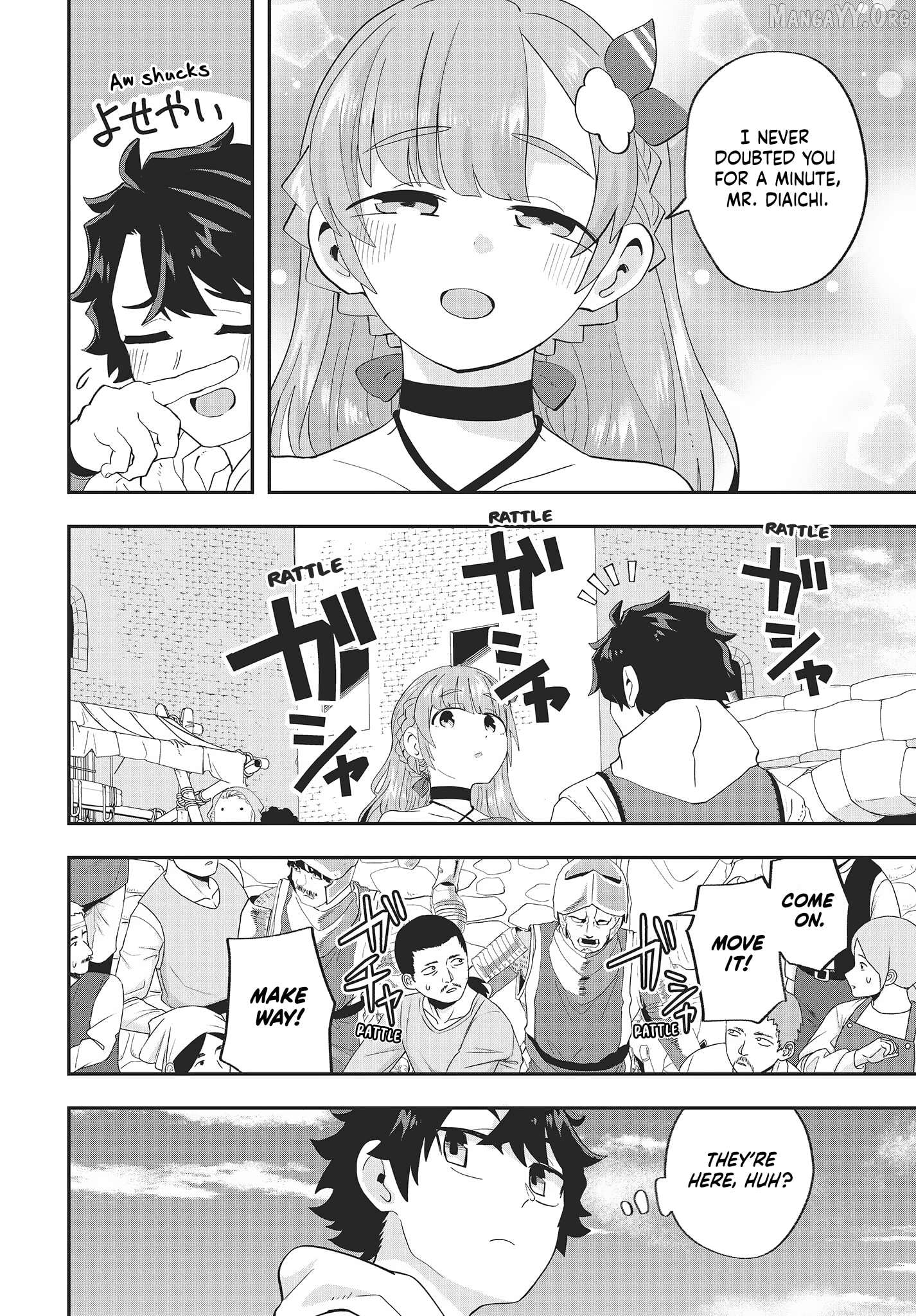Muteki Shounin no Isekai Nariagari Monogatari ~Gendai no Seihin o Jizai ni Toriyoseru Sukiru ga Aru Node Isekai de wa Rakushoudesu~ Chapter 20 - page 12