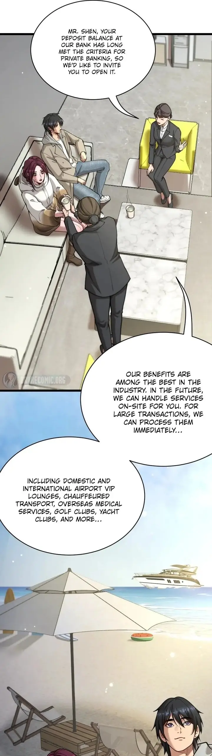 After Becoming Financially Free, They Offered Their Loyalty Chapter 66 - page 4