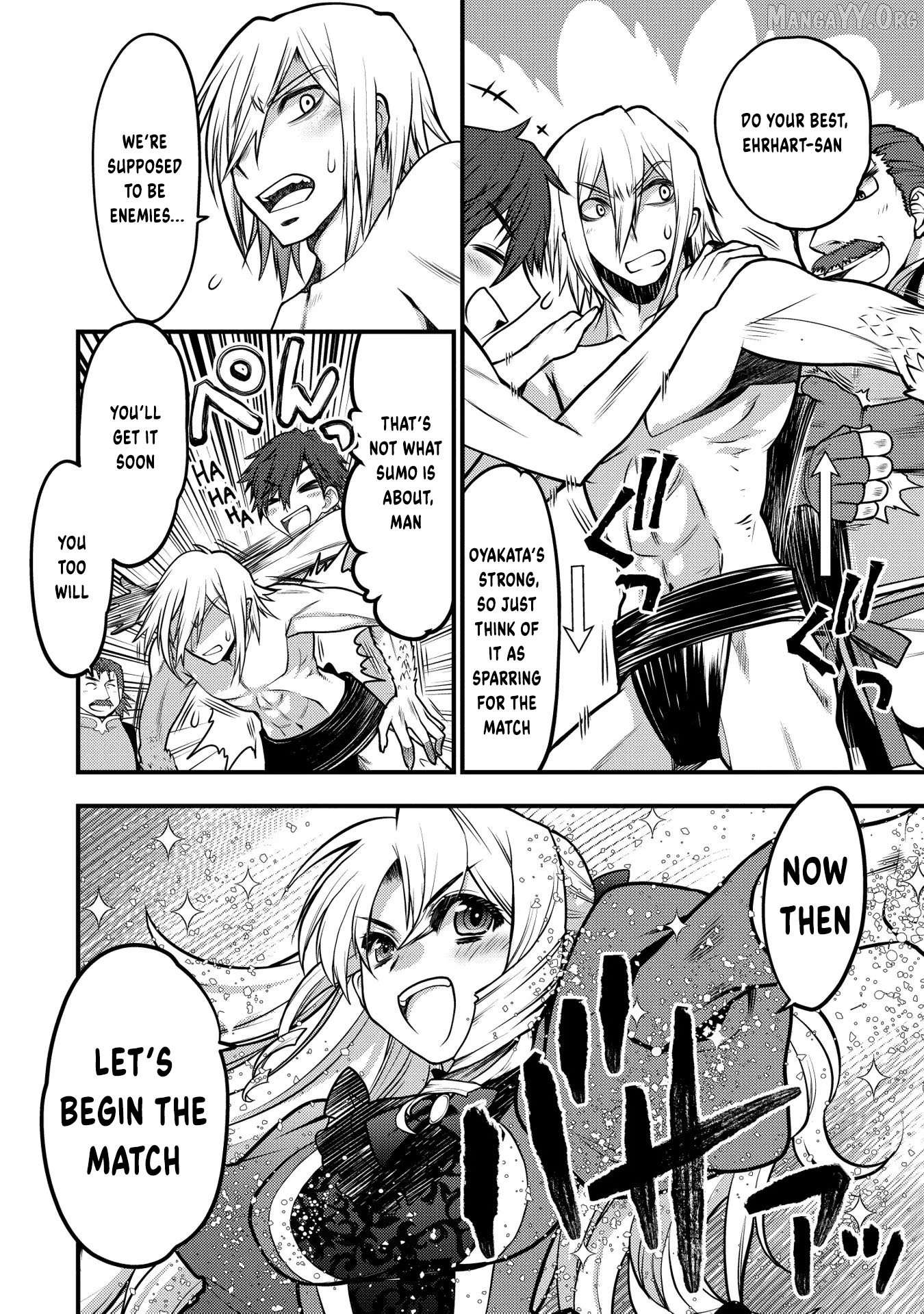 Oozumou Reijou ~Seijo ni Hirateuchi wo Kuratta Shunkan Sumou Budatta Zense wo Omoidashita Akuyaku Reijou no Watashi wa sute Neko Ouji ni Chanko wo Furumaitai Haadosukoidosukoi~ Chapter 13 - page 23