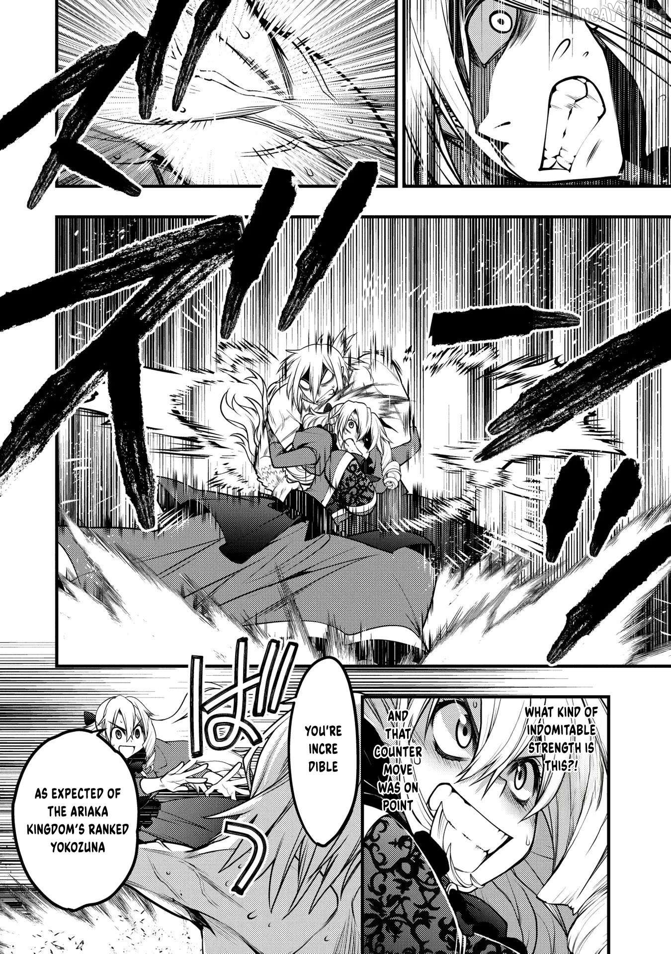 Oozumou Reijou ~Seijo ni Hirateuchi wo Kuratta Shunkan Sumou Budatta Zense wo Omoidashita Akuyaku Reijou no Watashi wa sute Neko Ouji ni Chanko wo Furumaitai Haadosukoidosukoi~ Chapter 13 - page 29