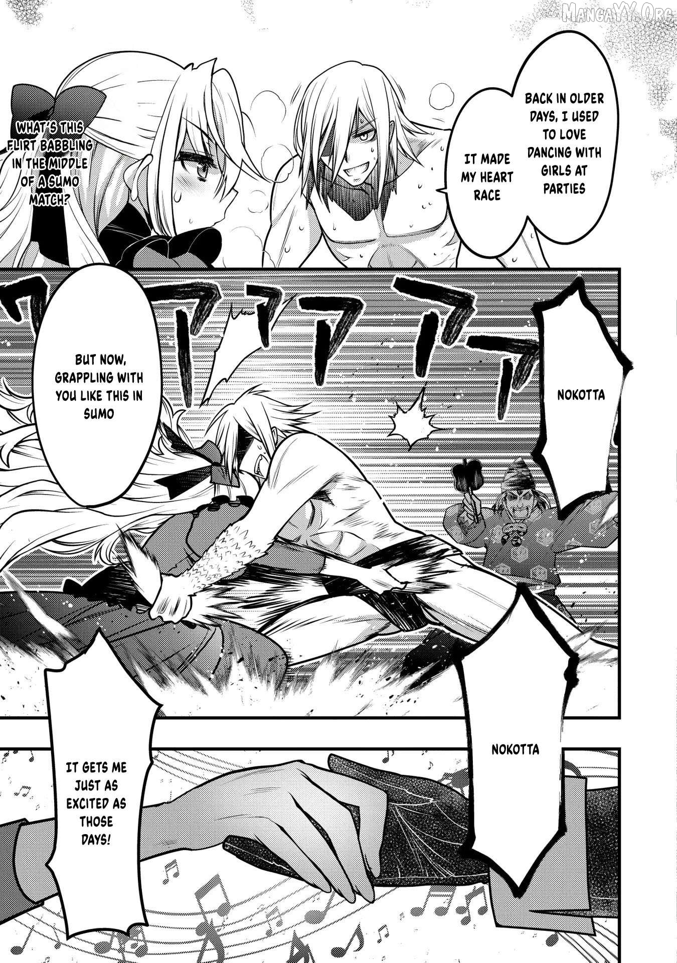 Oozumou Reijou ~Seijo ni Hirateuchi wo Kuratta Shunkan Sumou Budatta Zense wo Omoidashita Akuyaku Reijou no Watashi wa sute Neko Ouji ni Chanko wo Furumaitai Haadosukoidosukoi~ Chapter 13 - page 30