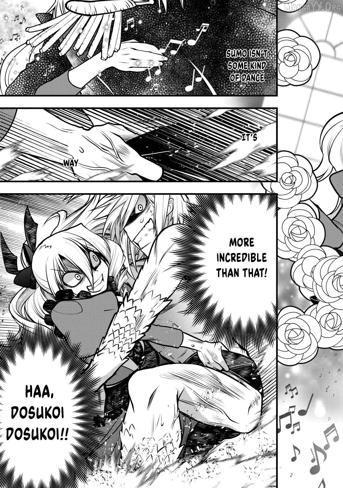 Oozumou Reijou ~Seijo ni Hirateuchi wo Kuratta Shunkan Sumou Budatta Zense wo Omoidashita Akuyaku Reijou no Watashi wa sute Neko Ouji ni Chanko wo Furumaitai Haadosukoidosukoi~ Chapter 13 - page 32